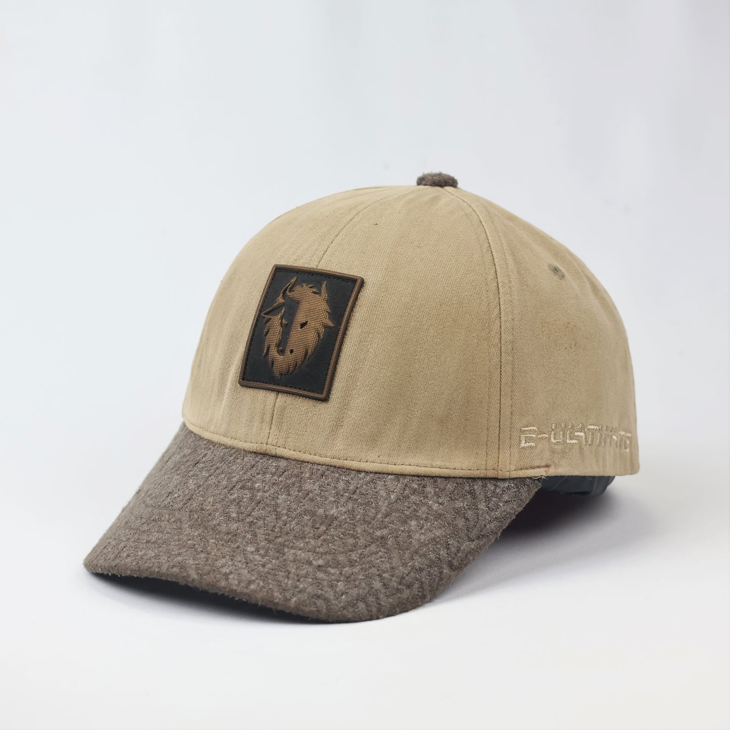 Premium Black Yak Outdoor Cap - Embroidered Yak Logo Strapback Thrifted Hat