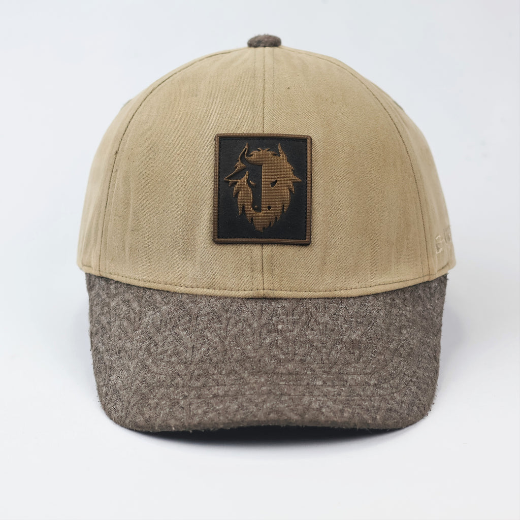 Premium Black Yak Outdoor Cap - Embroidered Yak Logo Strapback Thrifted Hat