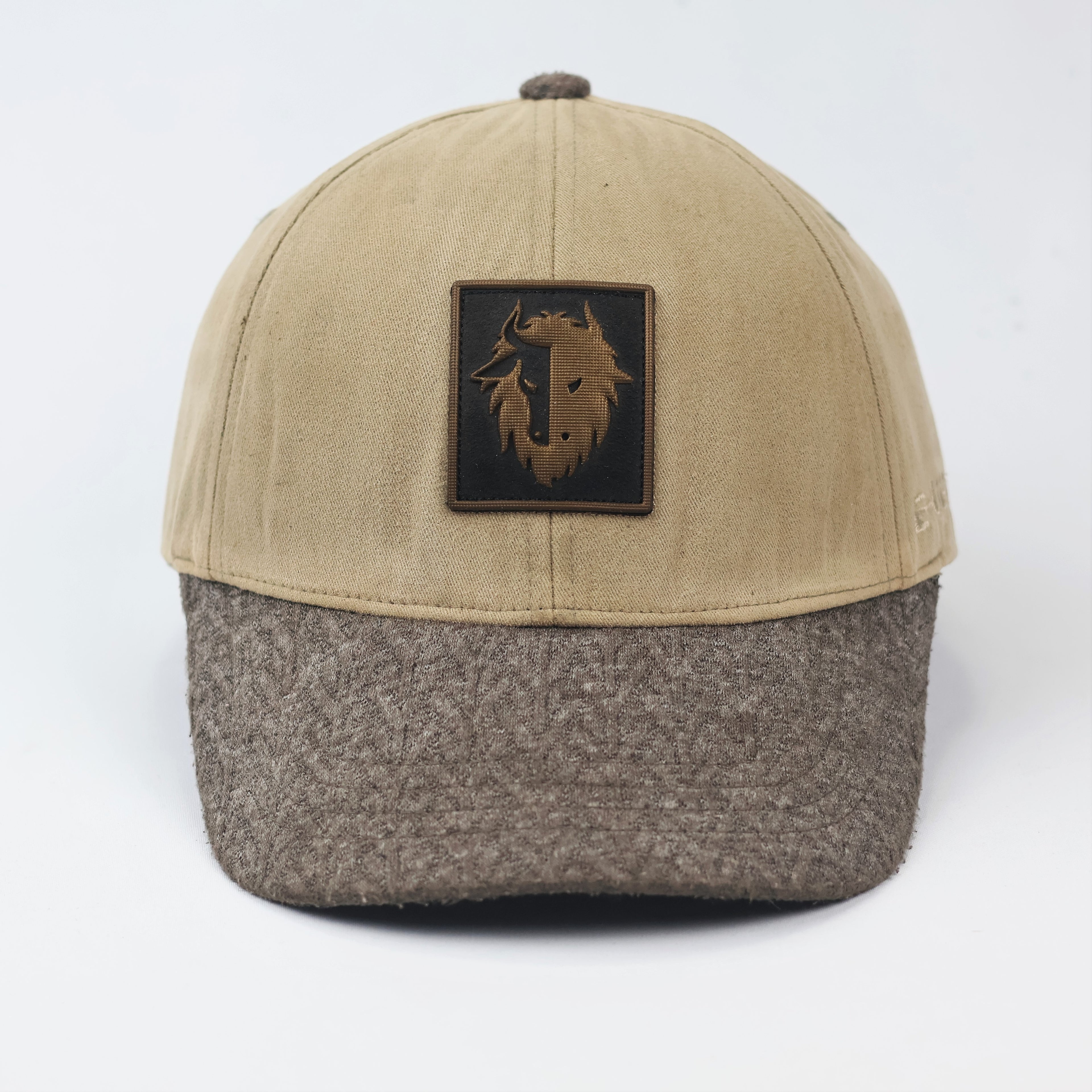 Premium Black Yak Outdoor Cap - Embroidered Yak Logo Strapback Thrifted Hat