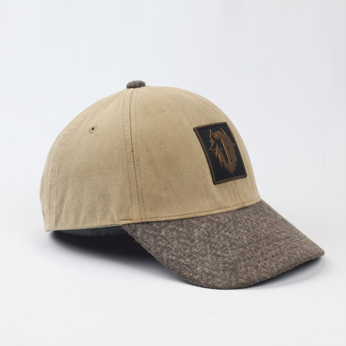 Premium Black Yak Outdoor Cap - Embroidered Yak Logo Strapback Thrifted Hat