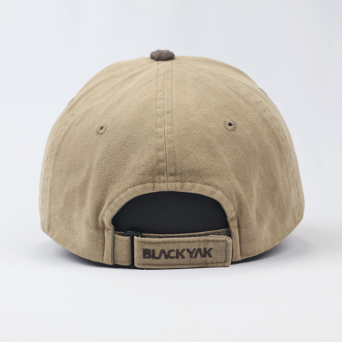 Premium Black Yak Outdoor Cap - Embroidered Yak Logo Strapback Thrifted Hat