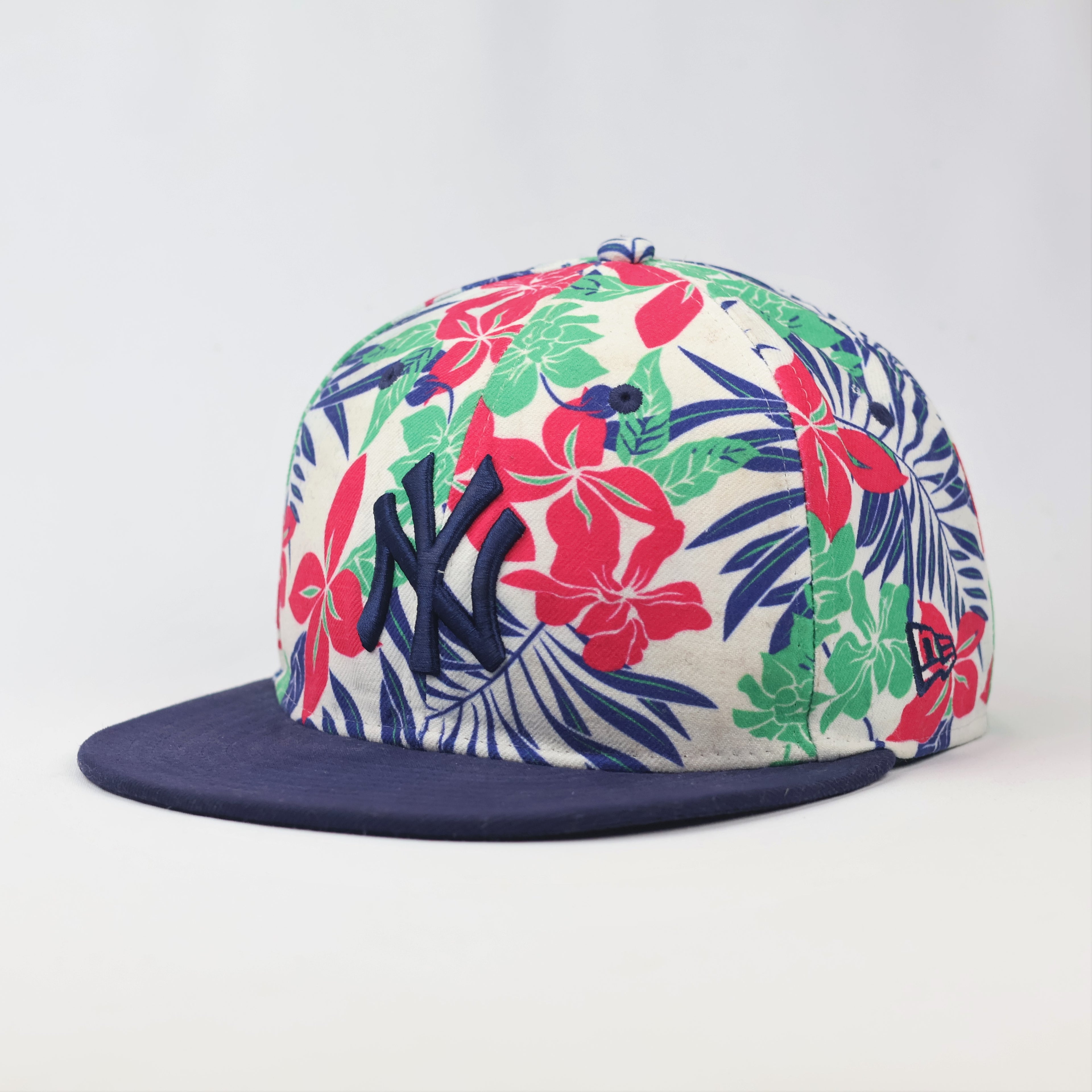 New Era New York Yankees Floral Tropical Snapback Thrifted Cap