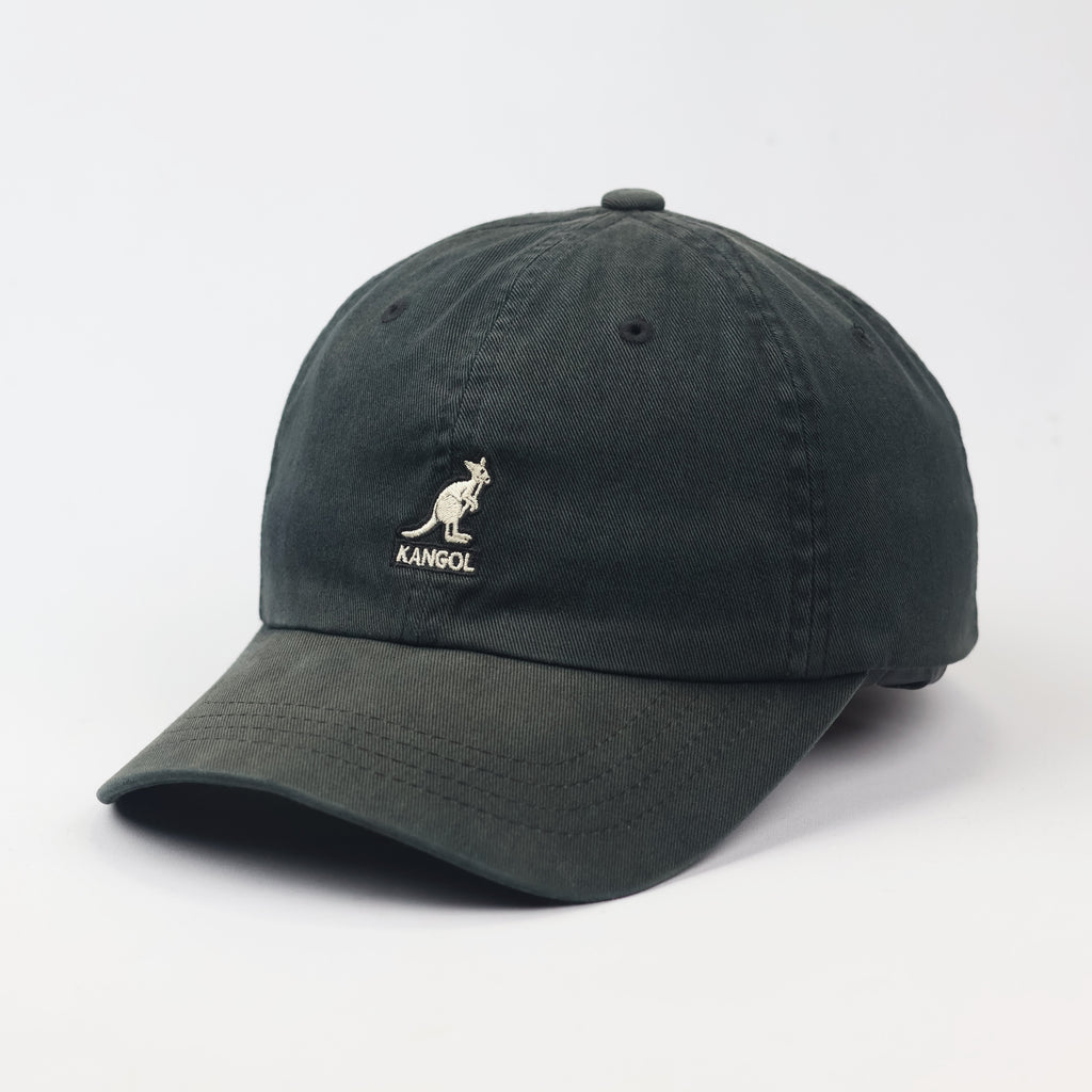 Vintage Kangol Washed Cotton Baseball Cap - Black Dad Hat