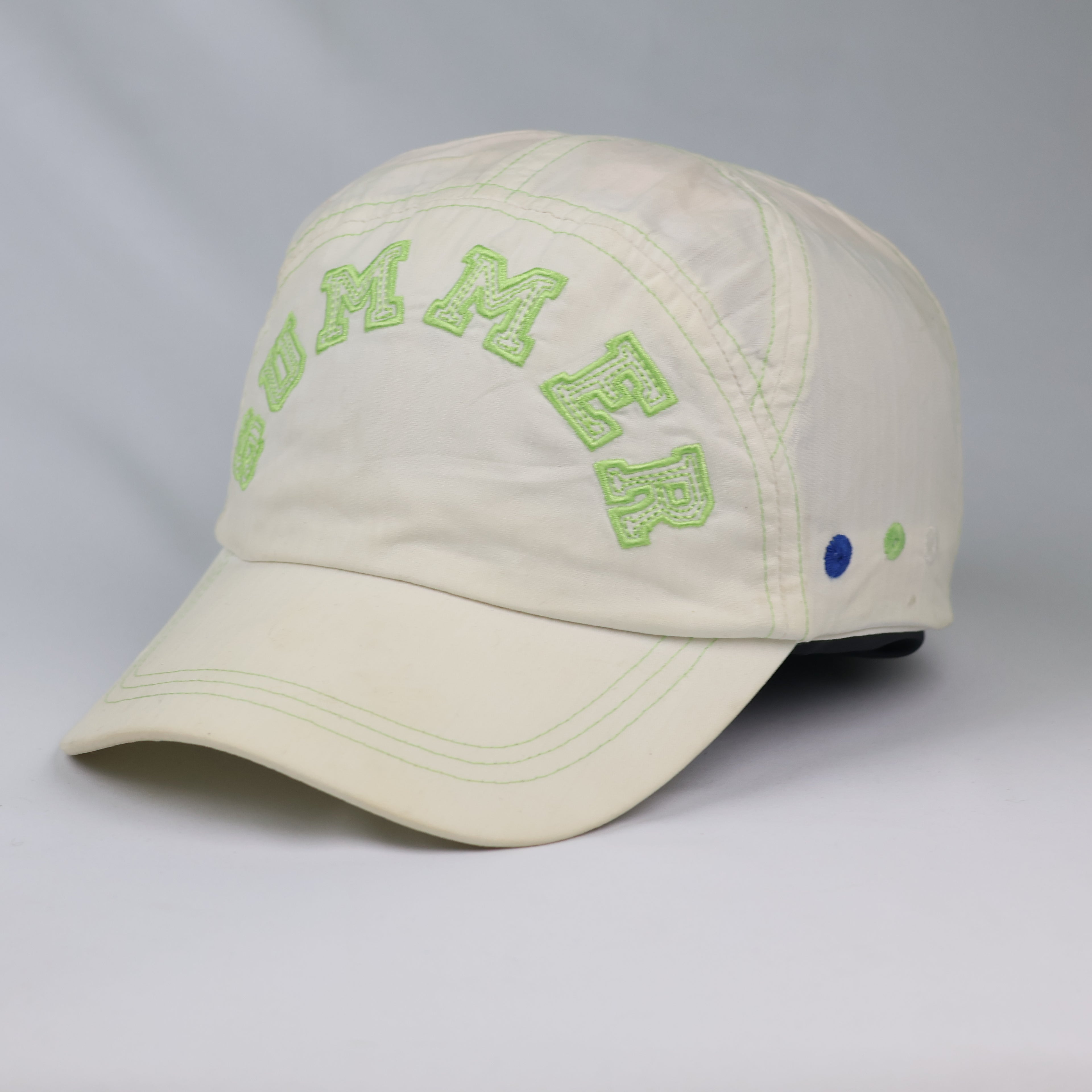 Thrifted Orchestra Cream Nylon Strapback Dad Hat
