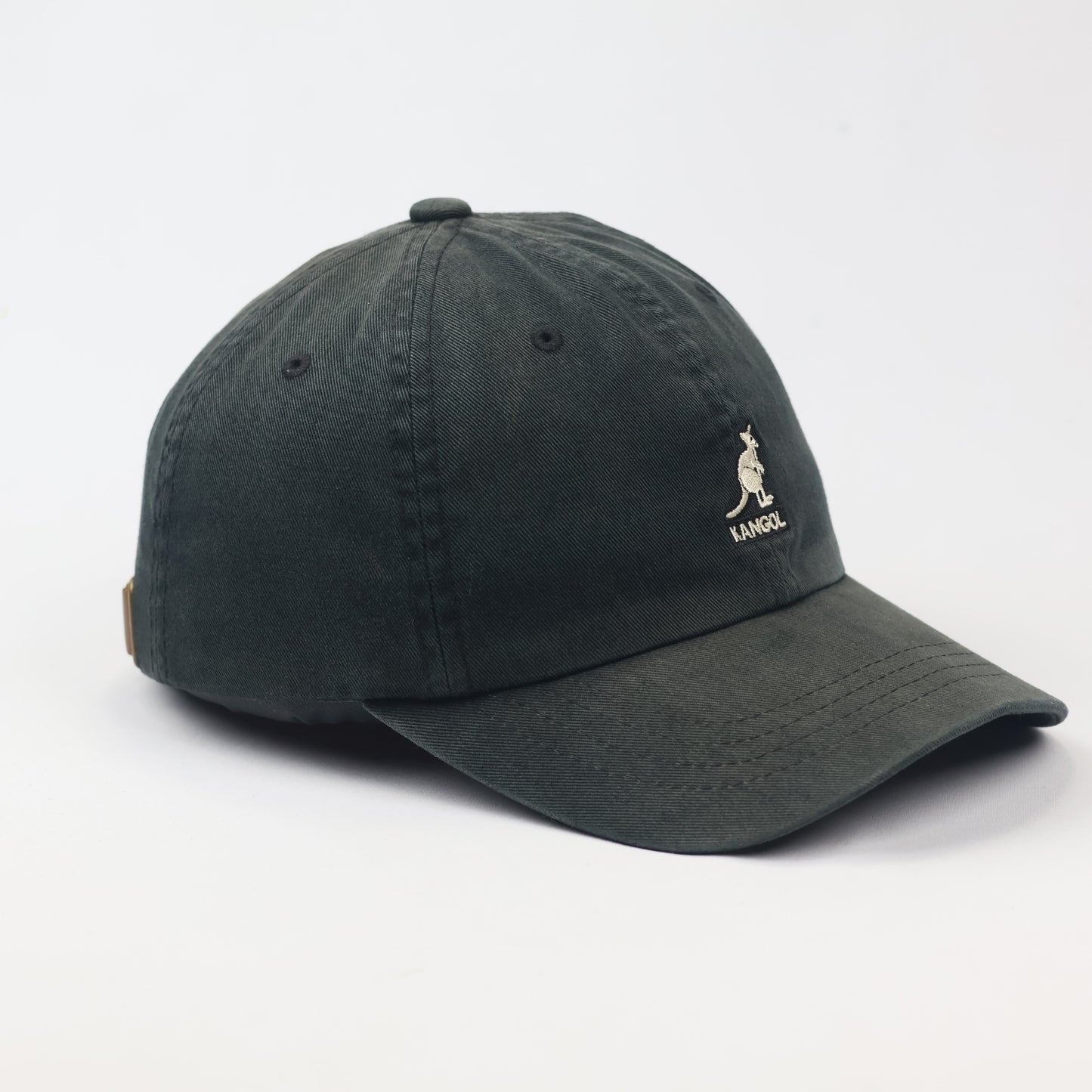 Vintage Kangol Washed Cotton Baseball Cap - Black Dad Hat