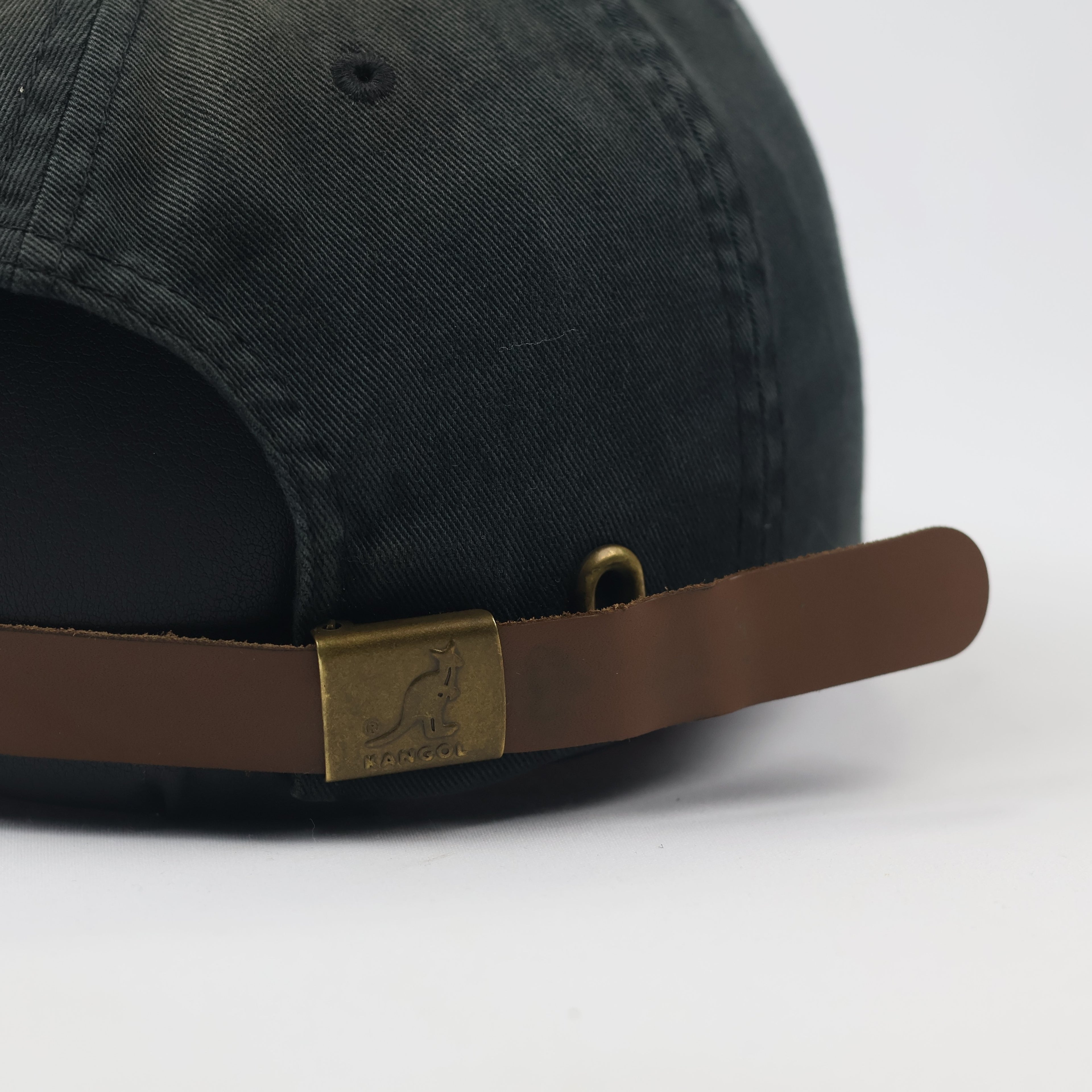 Vintage Kangol Washed Cotton Baseball Cap - Black Dad Hat