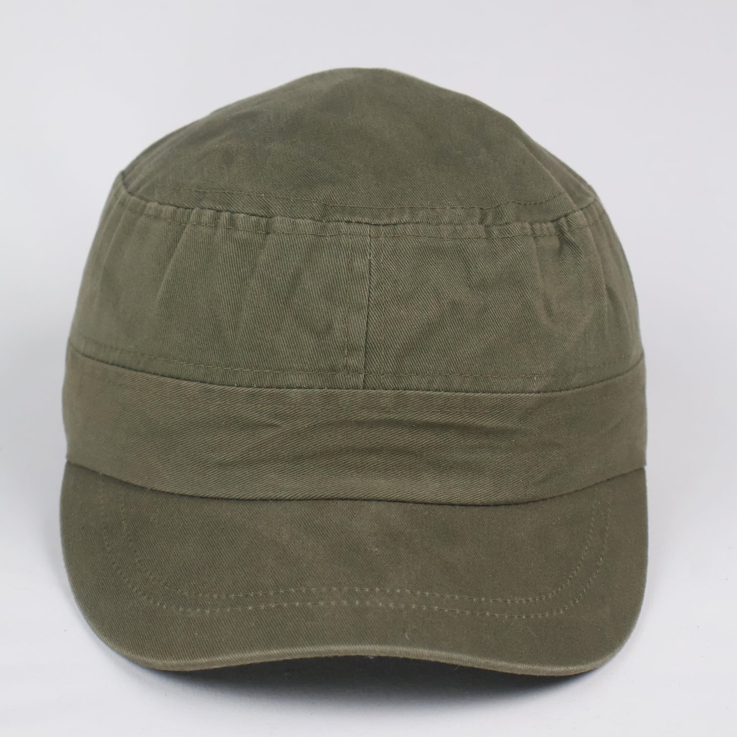 Classic Cotton Cadet Cap - Olive Green