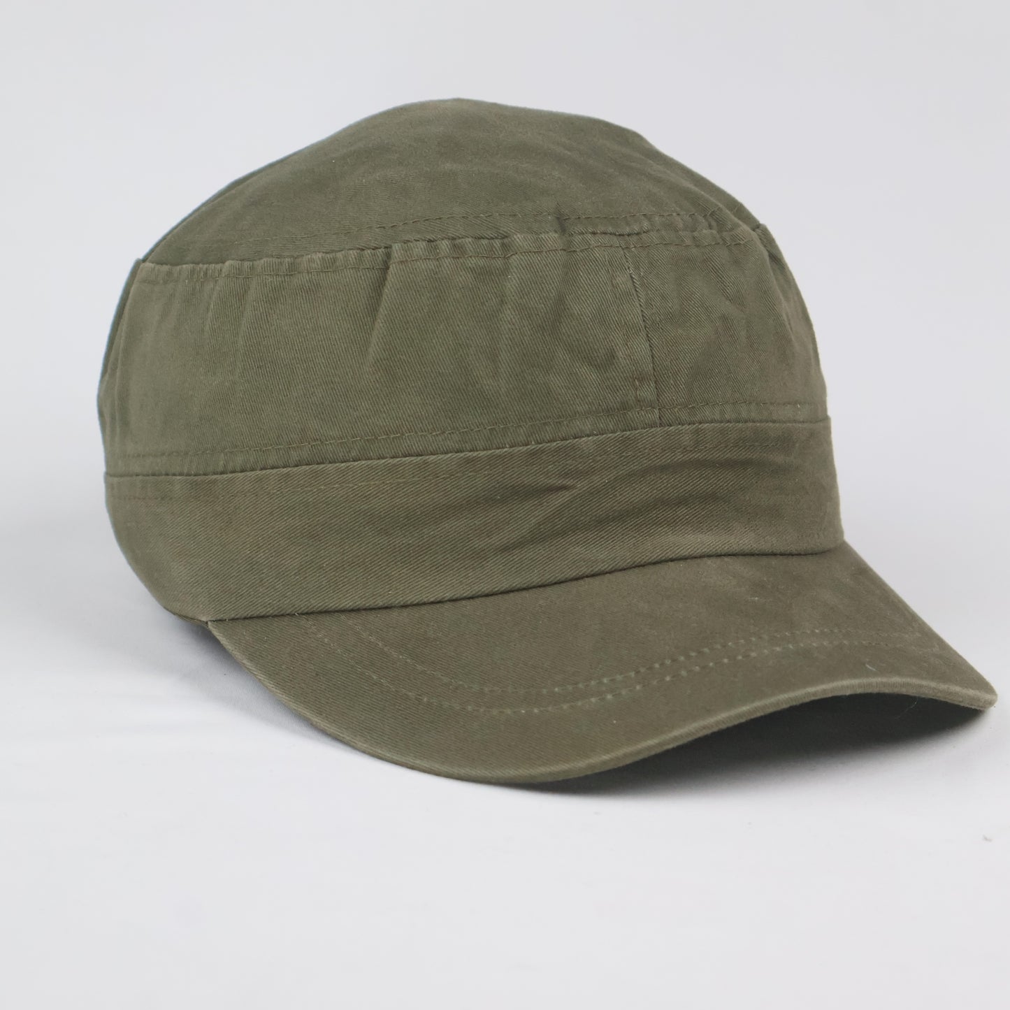 Classic Cotton Cadet Cap - Olive Green