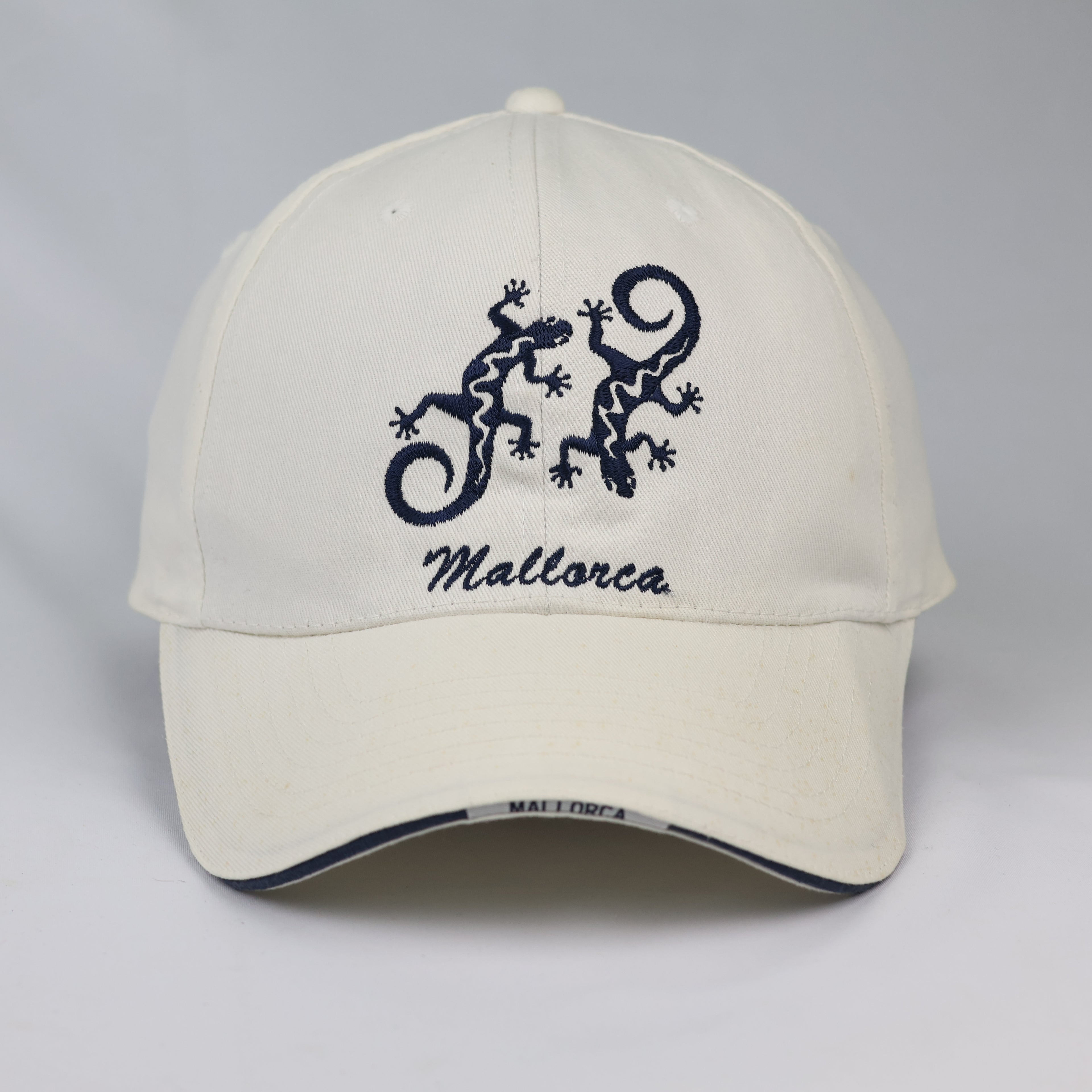 Vintage Mallorca Spain Lizard Souvenir Cap