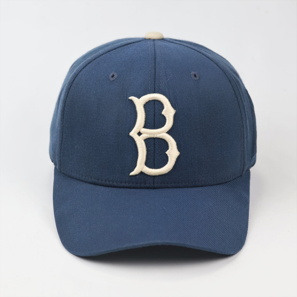 MLB Brooklyn Dodgers Navy Blue Flexfit Thrifted Baseball Cap