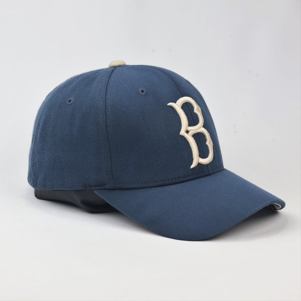 MLB Brooklyn Dodgers Navy Blue Flexfit Thrifted Baseball Cap