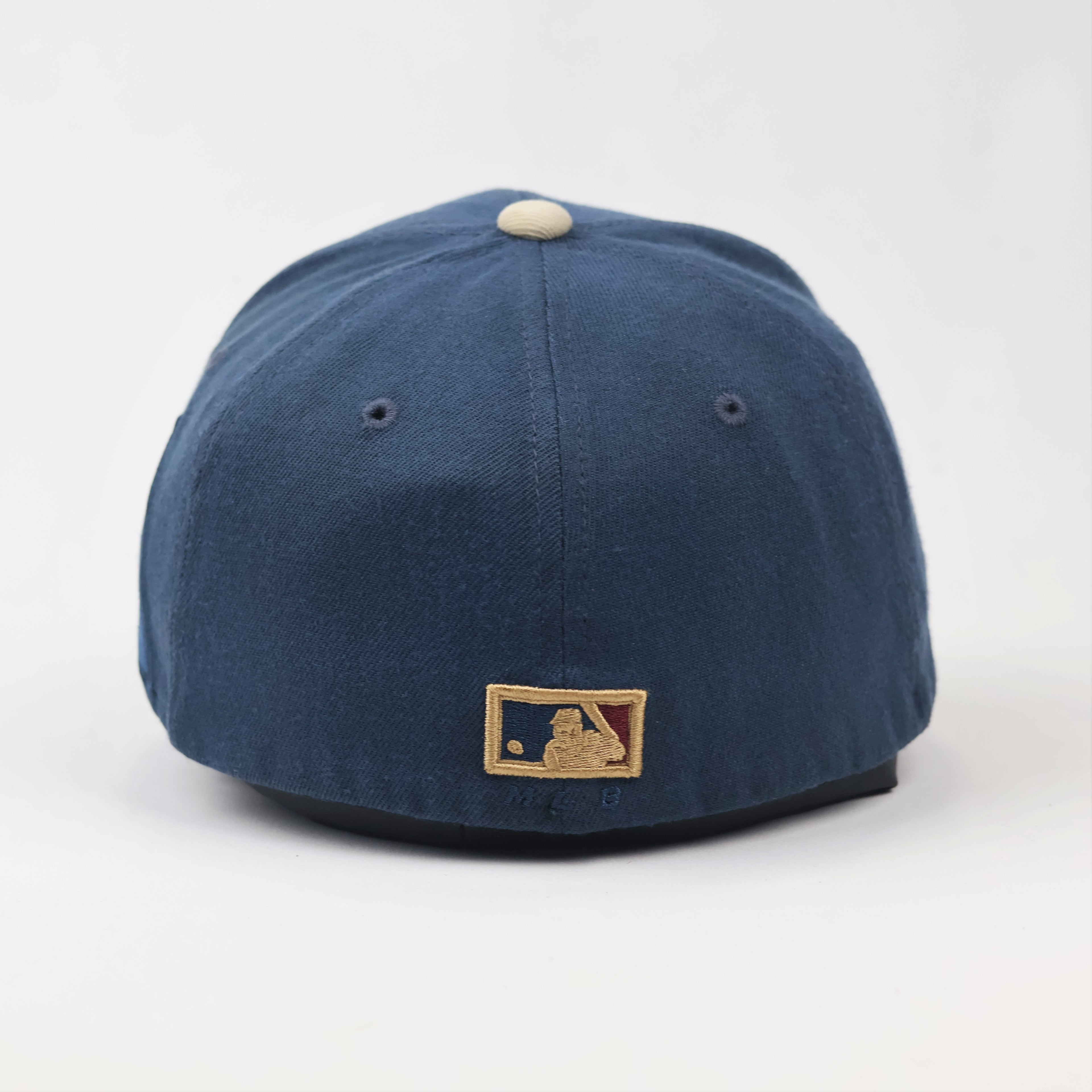 MLB Brooklyn Dodgers Navy Blue Flexfit Thrifted Baseball Cap
