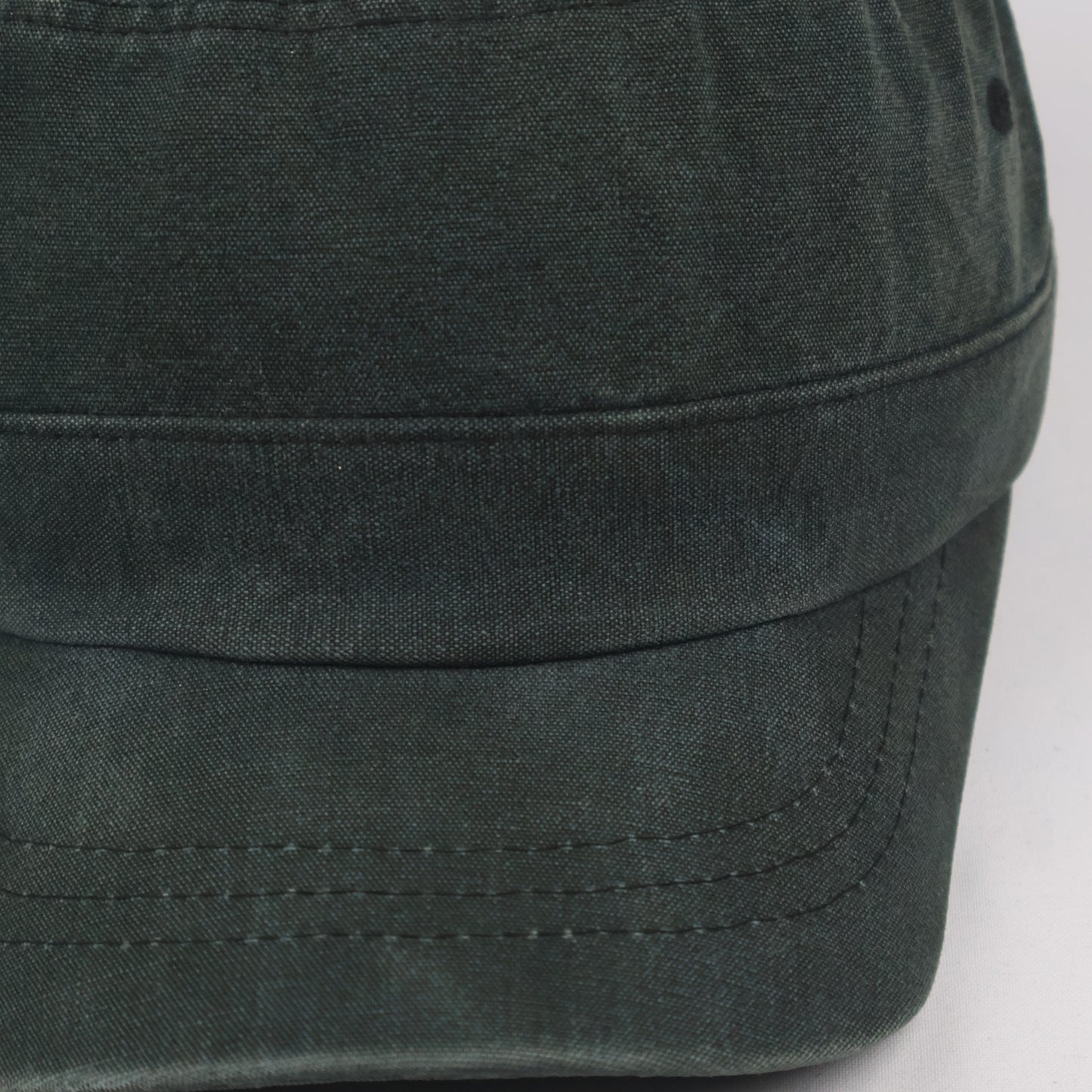 Washed Cotton Cadet Cap - Faded Dark Green