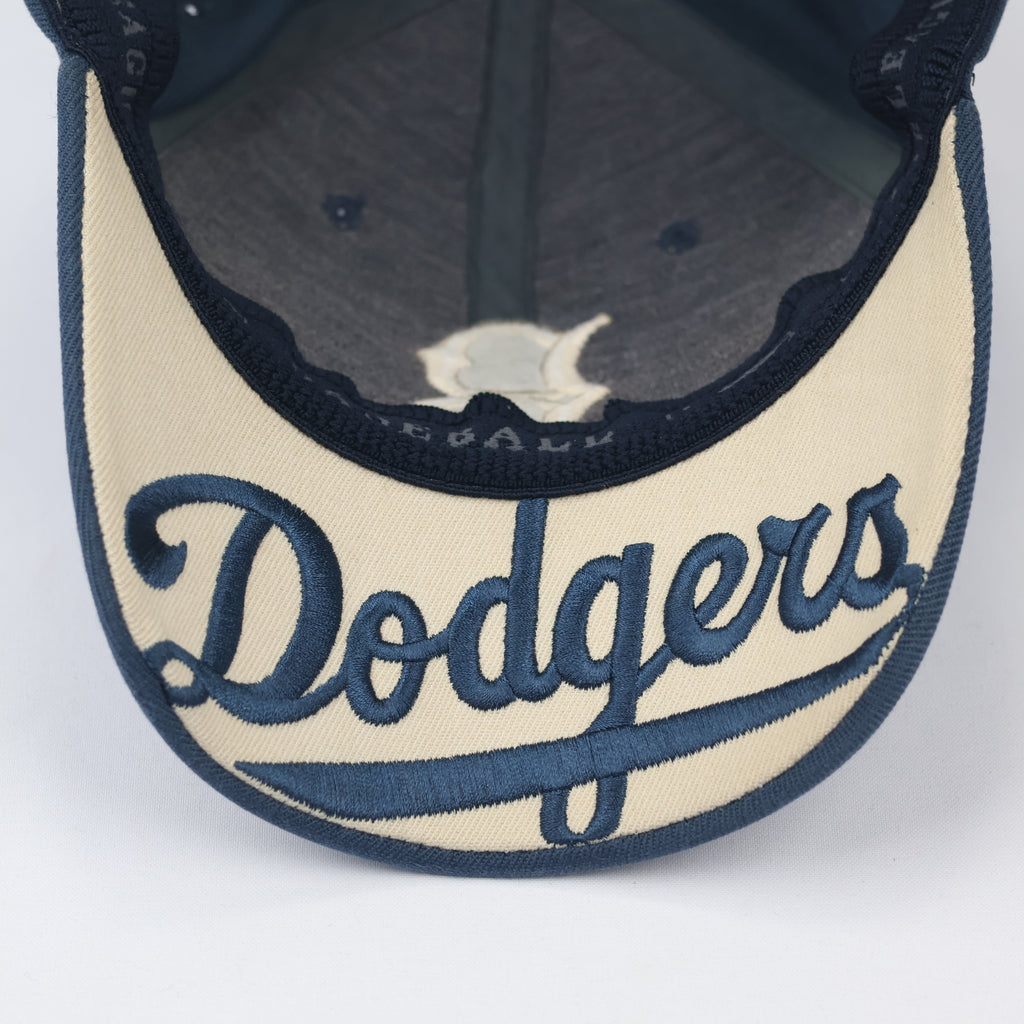 MLB Brooklyn Dodgers Navy Blue Flexfit Thrifted Baseball Cap