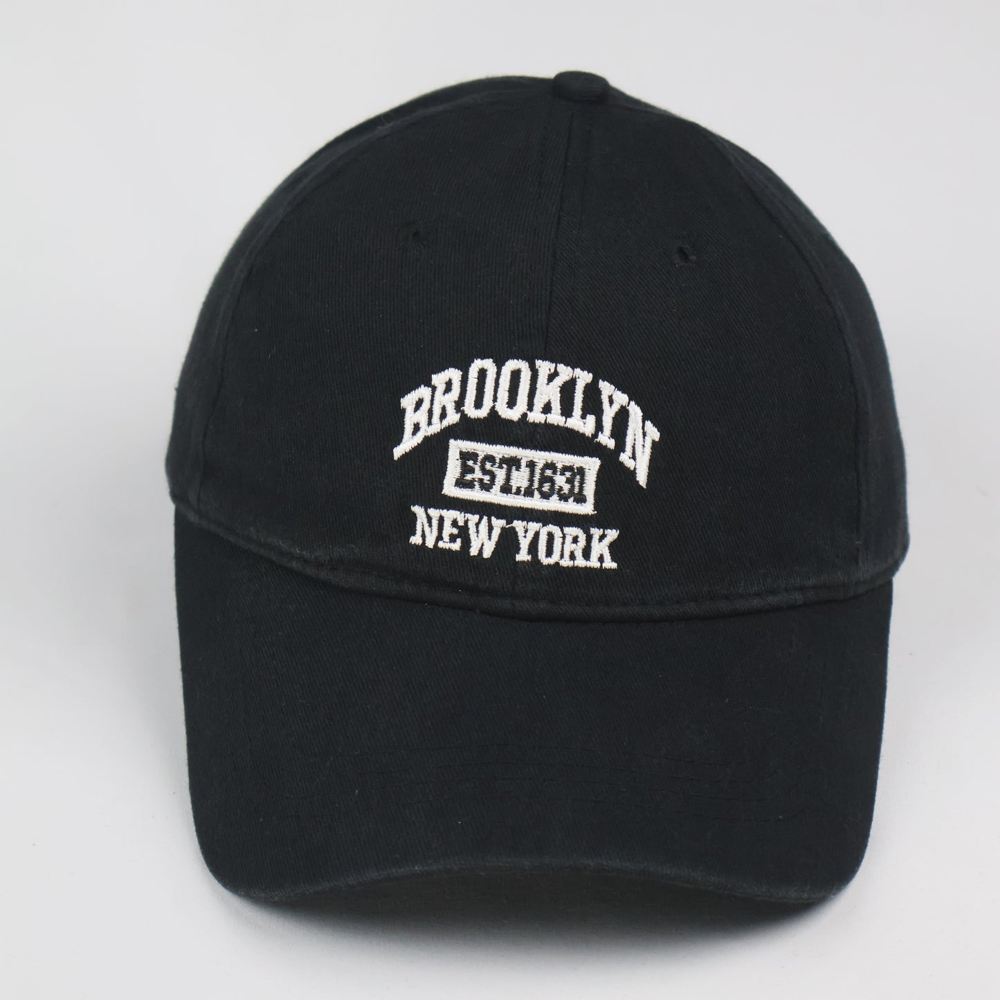 "Brooklyn EST. 1631" Strapback Cap - Black