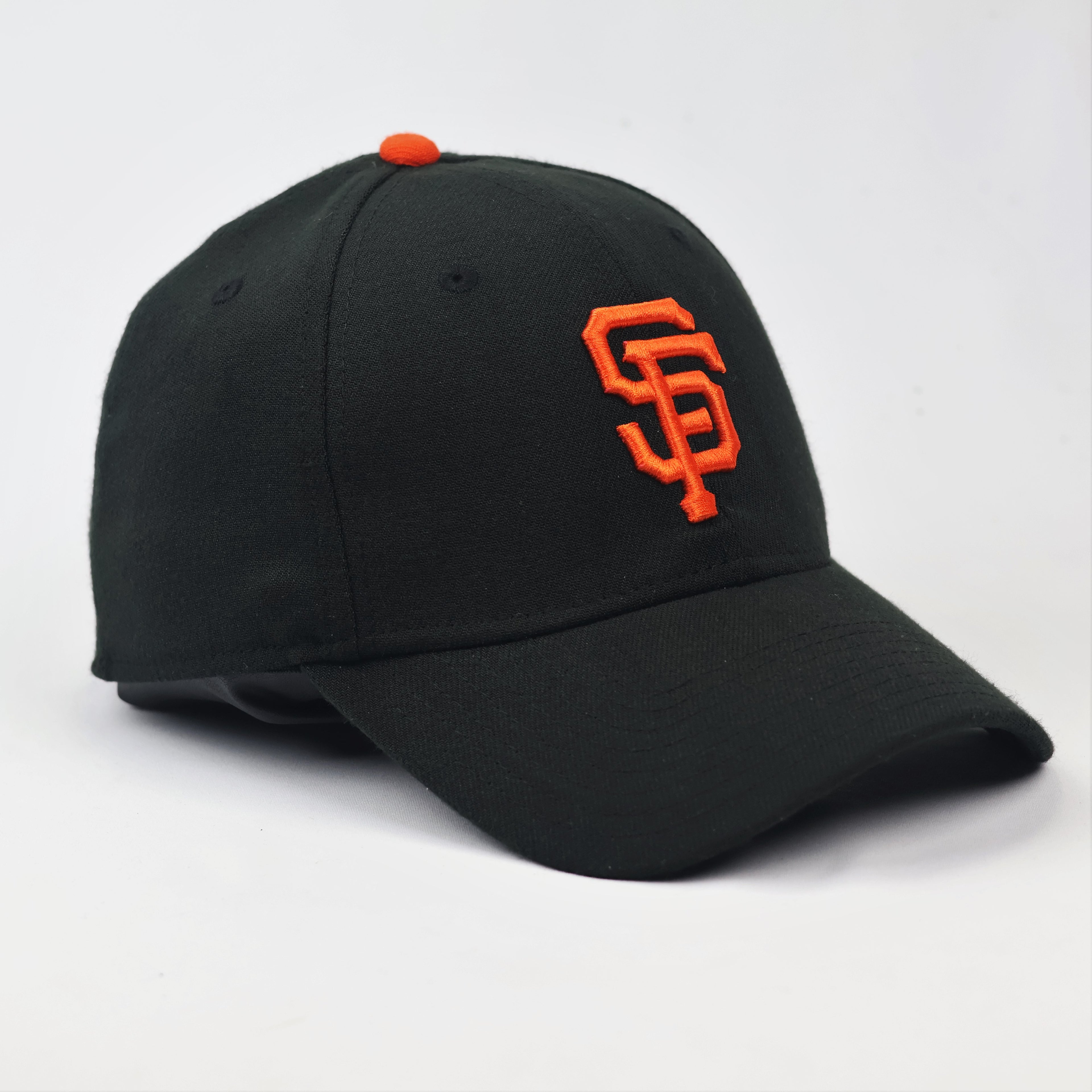 New Era San Francisco Giants Black 39THIRTY Thrifted Fitted Cap