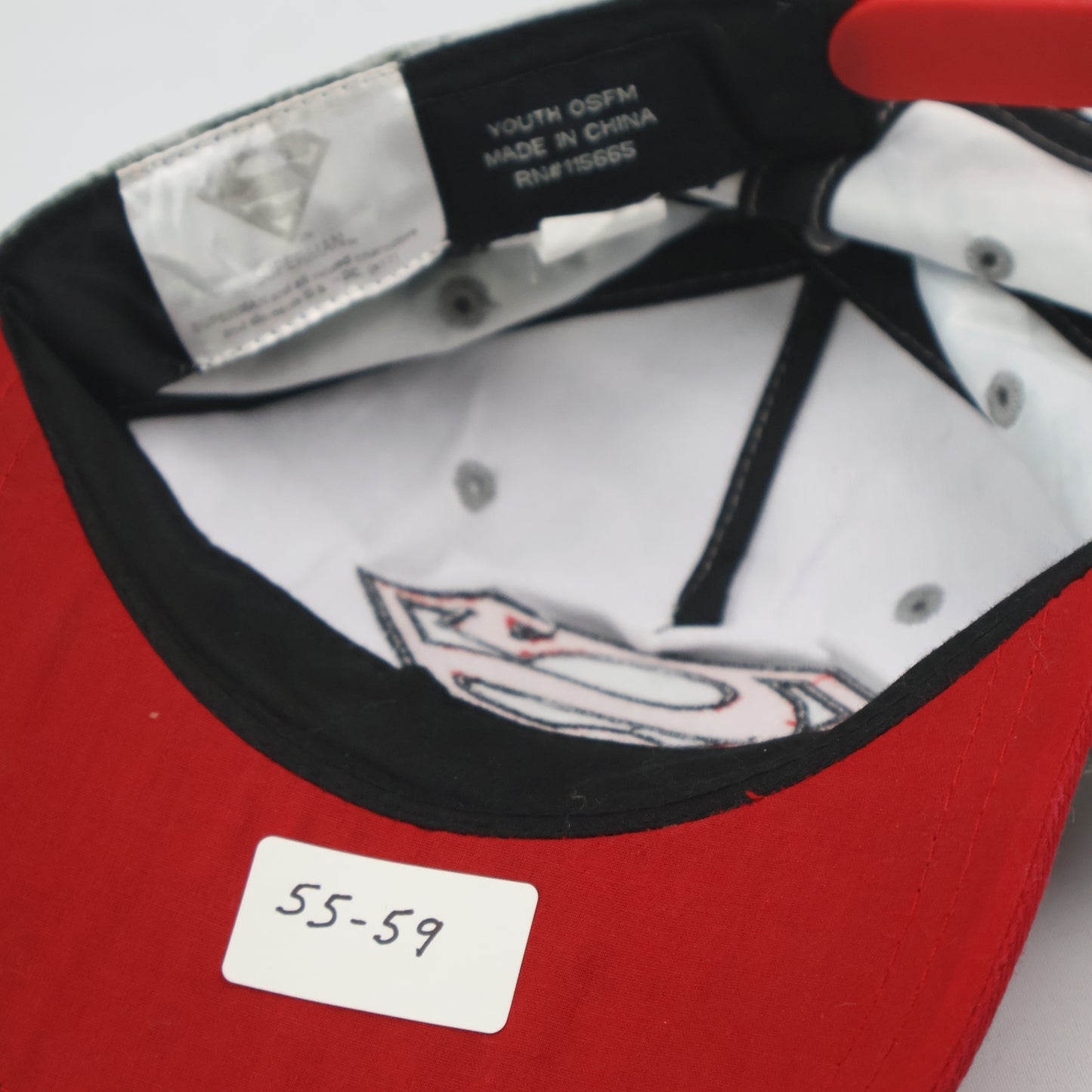 Official Superman "S" Logo Snapback Cap - Youth Size