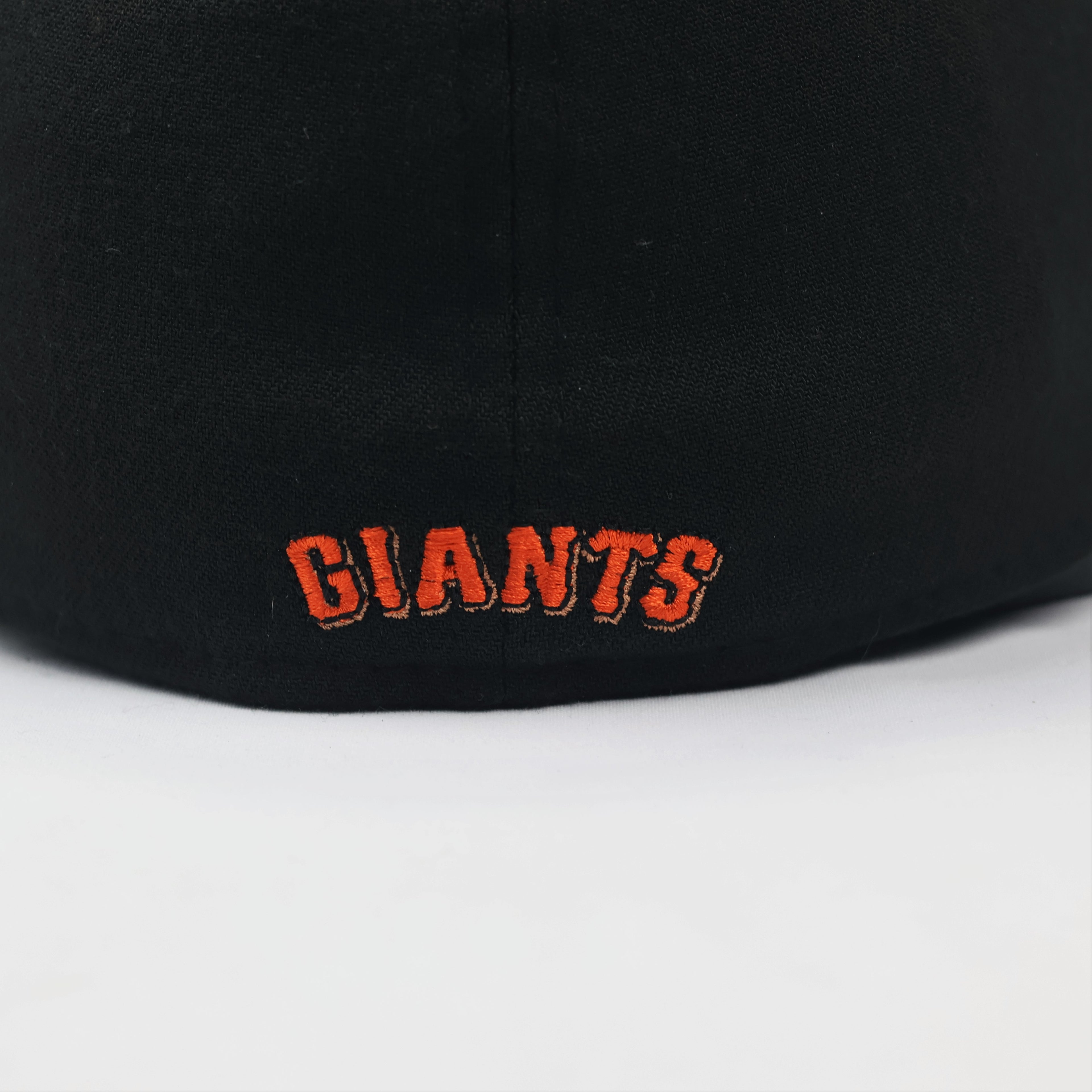 New Era San Francisco Giants Black 39THIRTY Thrifted Fitted Cap