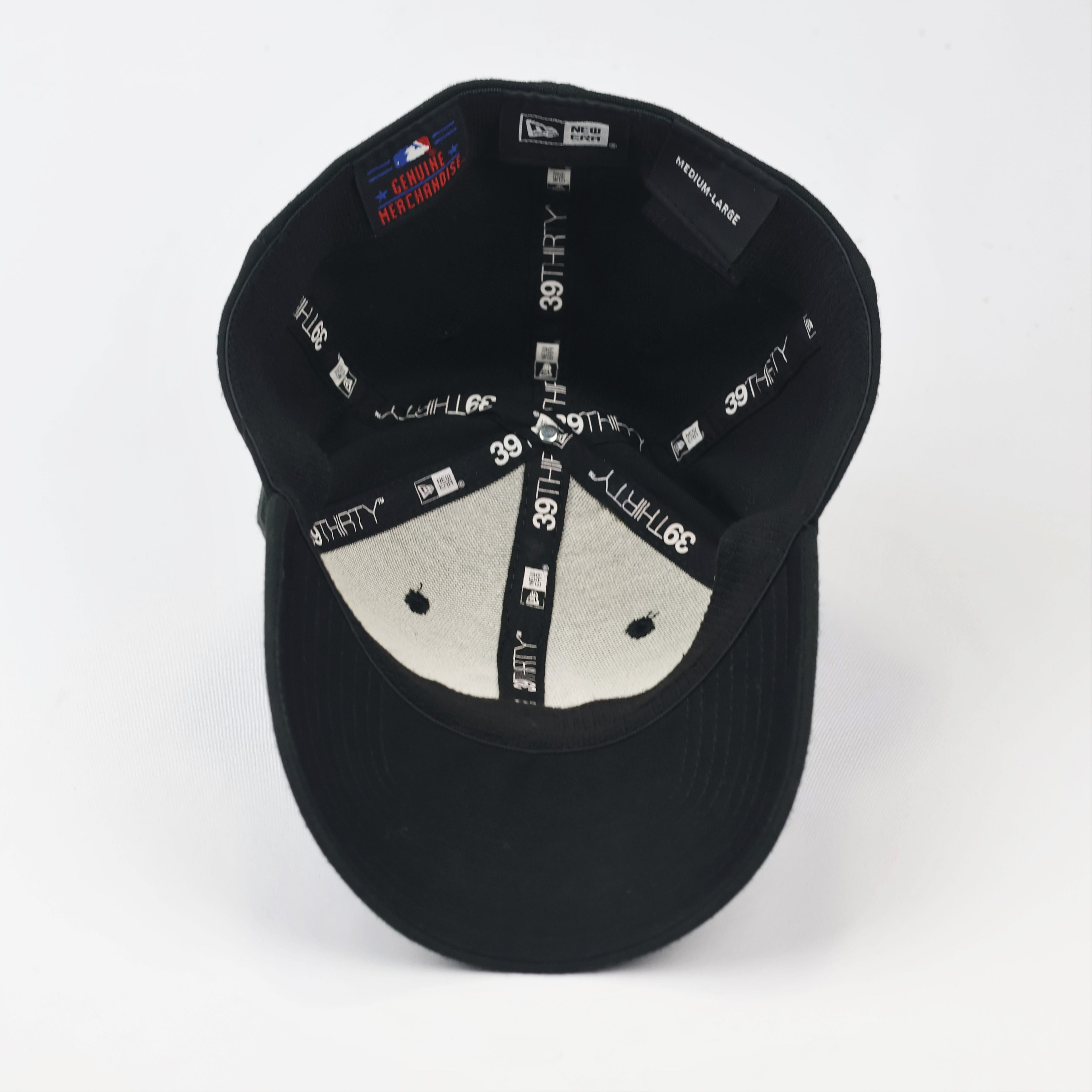 New Era San Francisco Giants Black 39THIRTY Thrifted Fitted Cap