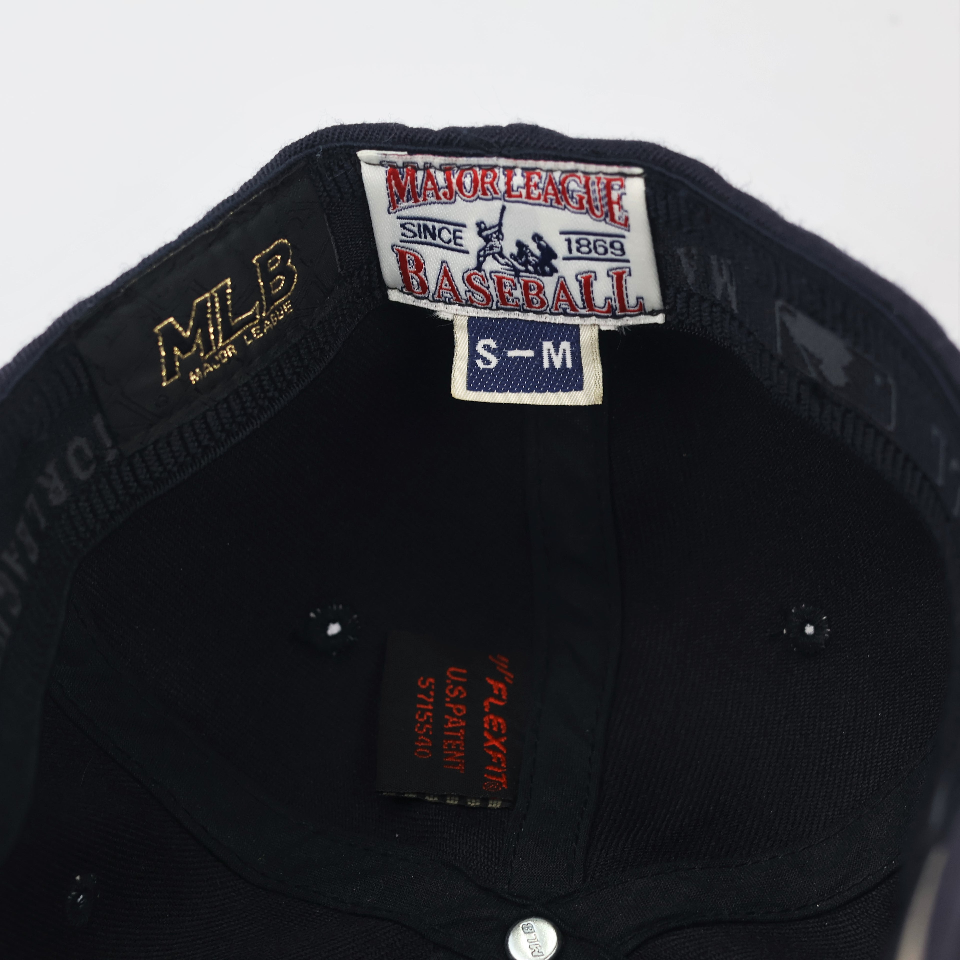 New York Yankees MLB Navy Blue Flexfit Thrifted Baseball Cap