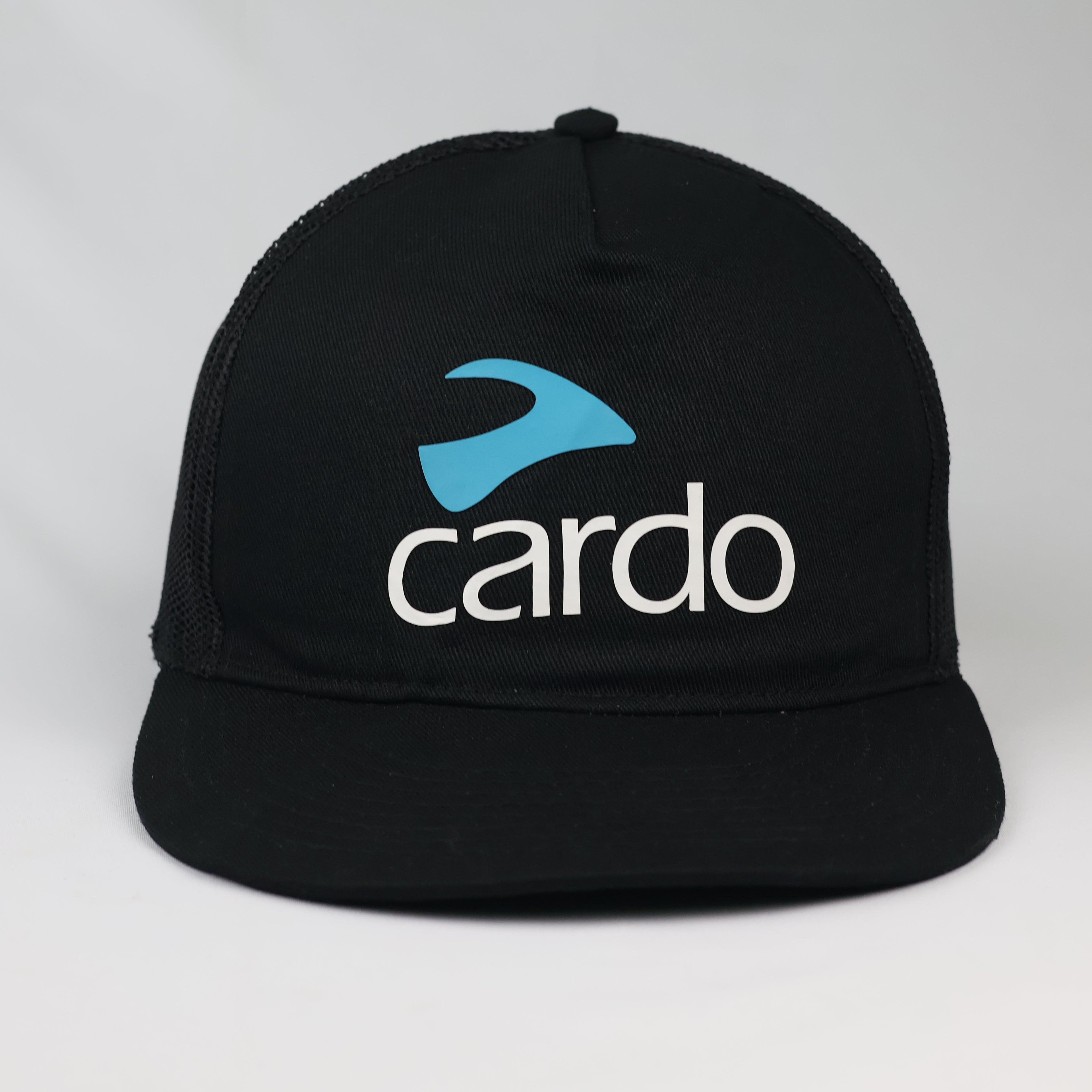Thrifted Cardo Black Snapback Trucker Cap