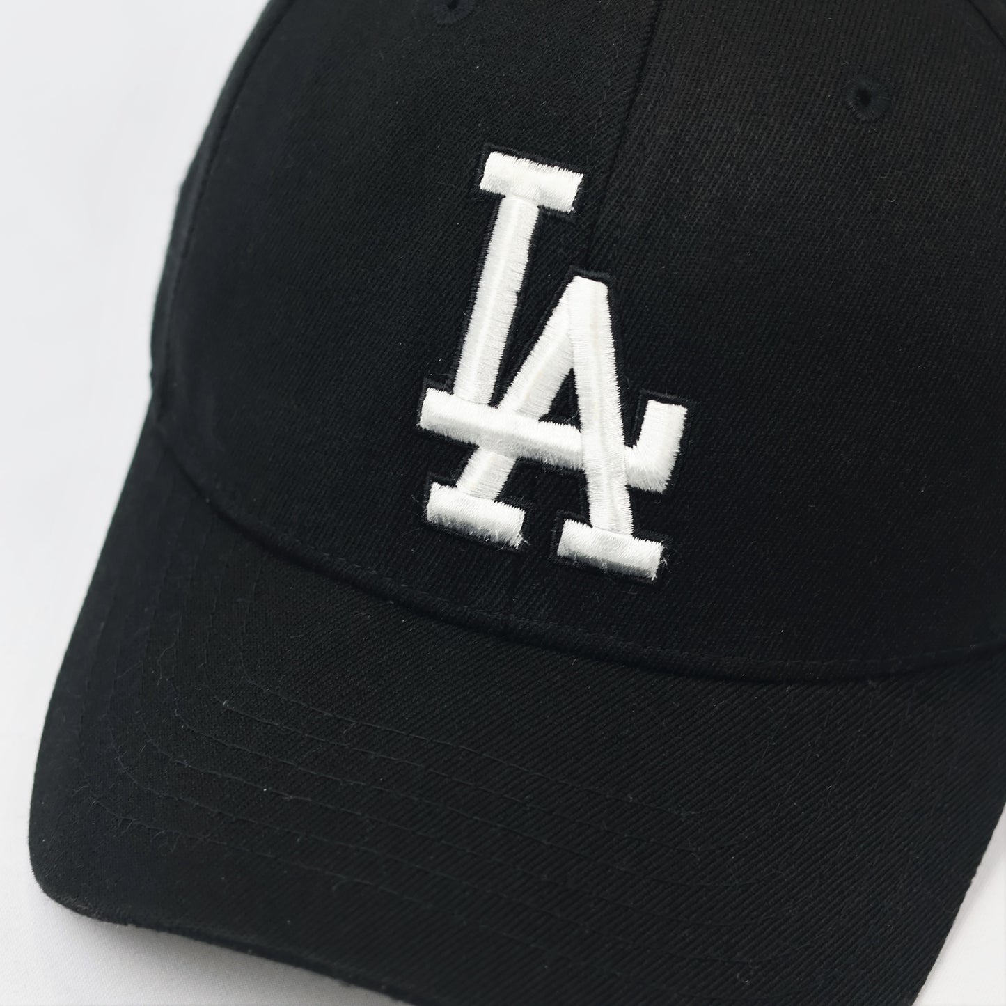 Vintage MLB Los Angeles Dodgers LA Thrifted Embroidered Cap - Black