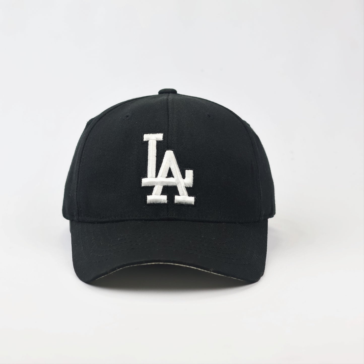 Vintage MLB Los Angeles Dodgers LA Thrifted Embroidered Cap - Black