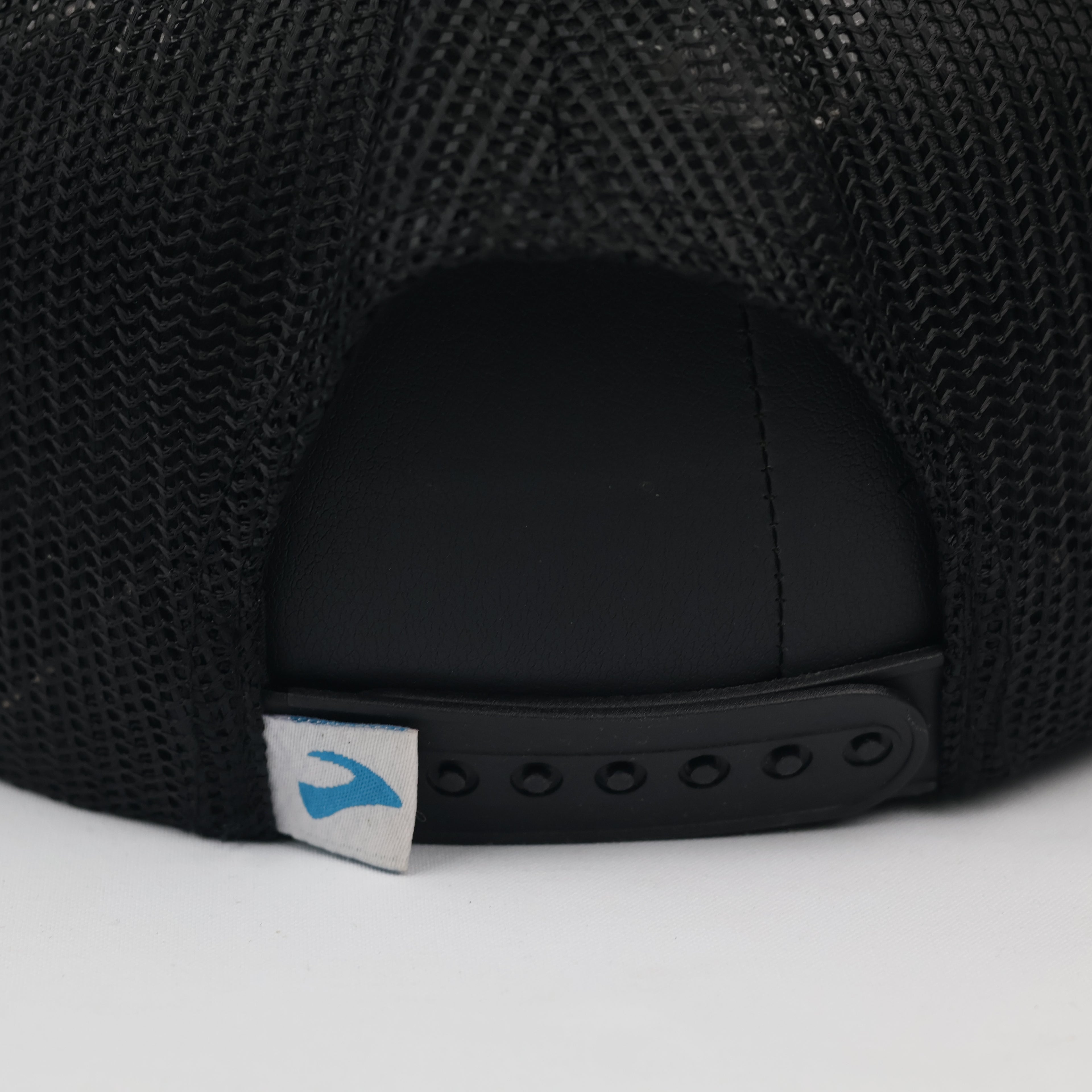 Thrifted Cardo Black Snapback Trucker Cap