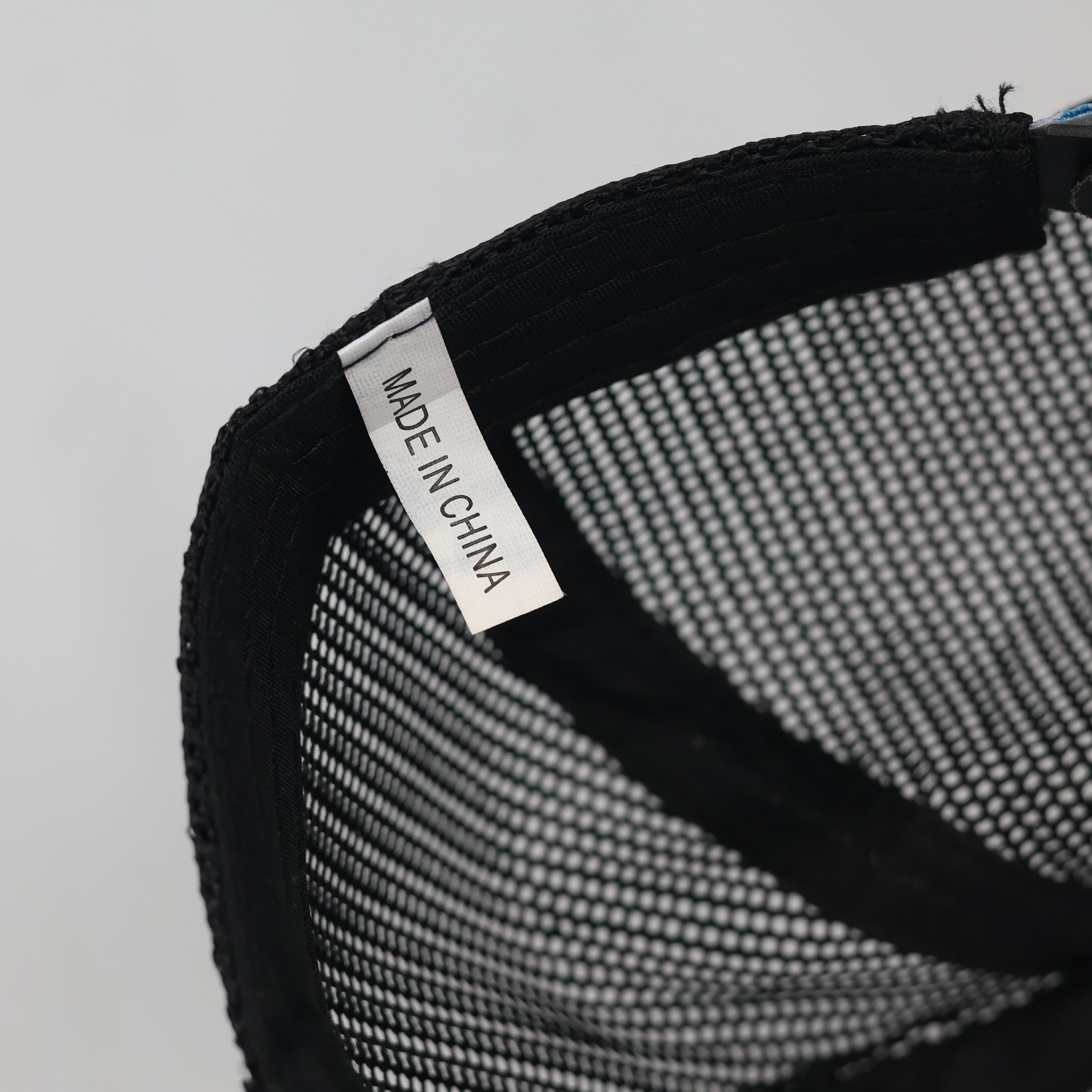 Thrifted Cardo Black Snapback Trucker Cap