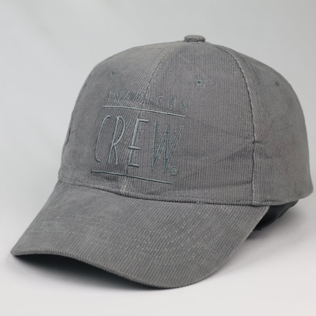 Retro American Crew Grey Corduroy Thrifted Hat