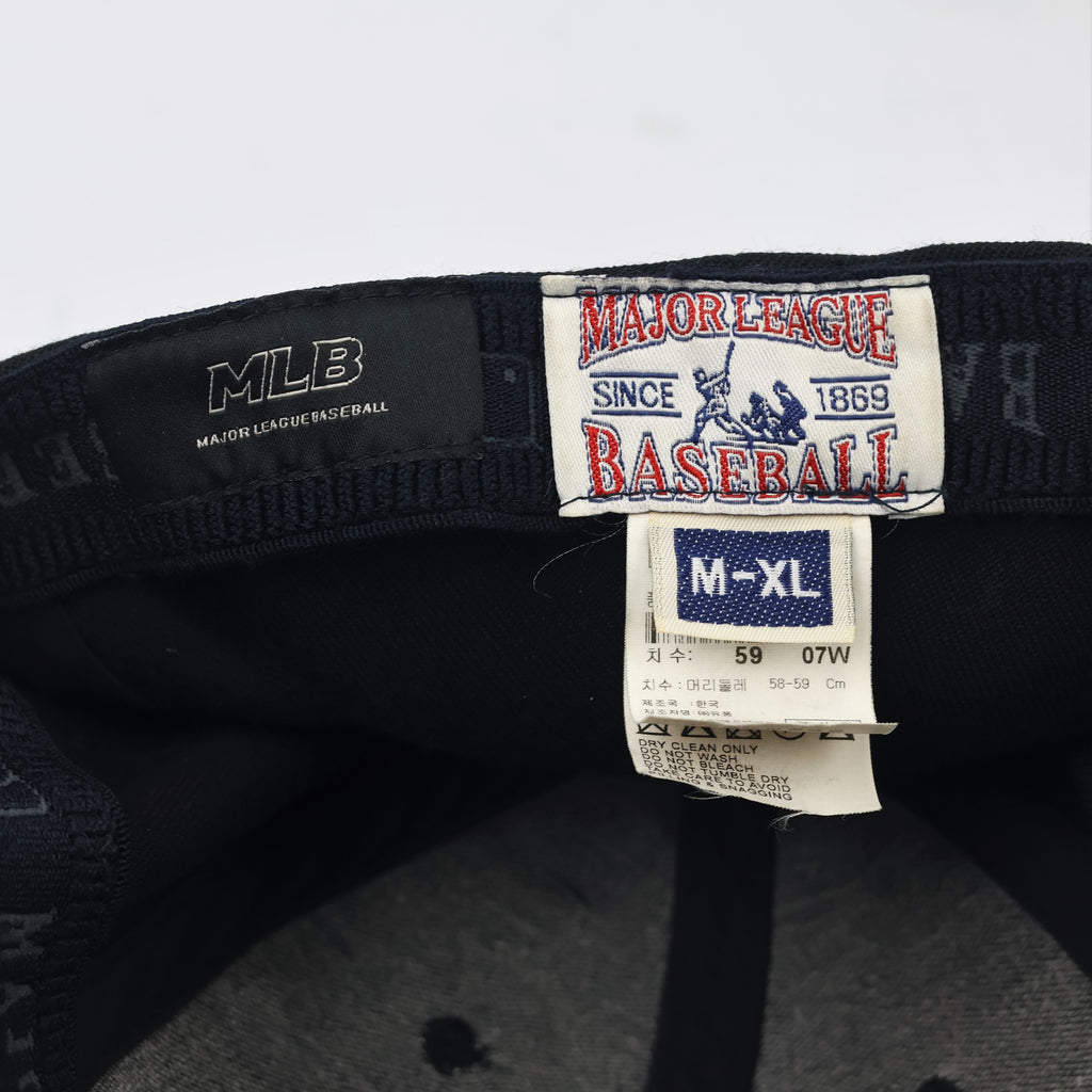 Vintage MLB Los Angeles Dodgers LA Thrifted Embroidered Cap - Black