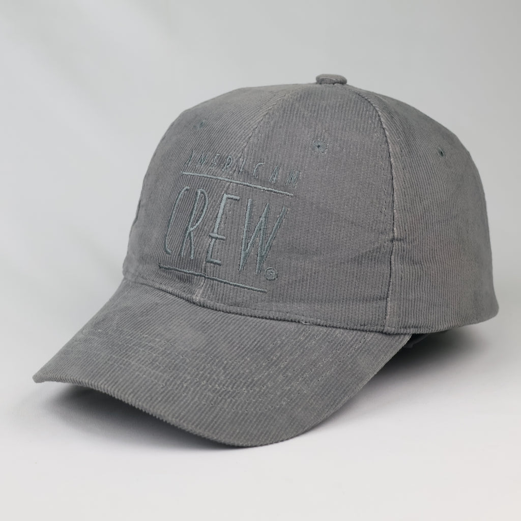 Retro American Crew Grey Corduroy Thrifted Hat