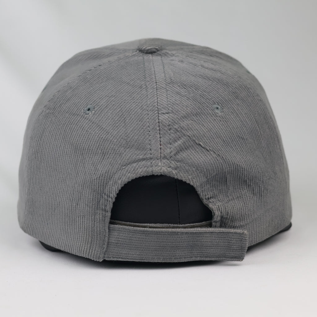 Retro American Crew Grey Corduroy Thrifted Hat