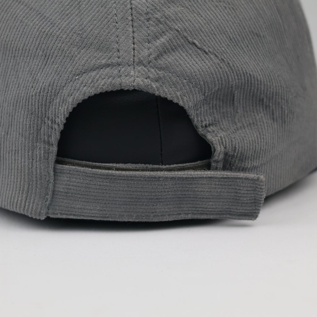 Retro American Crew Grey Corduroy Thrifted Hat