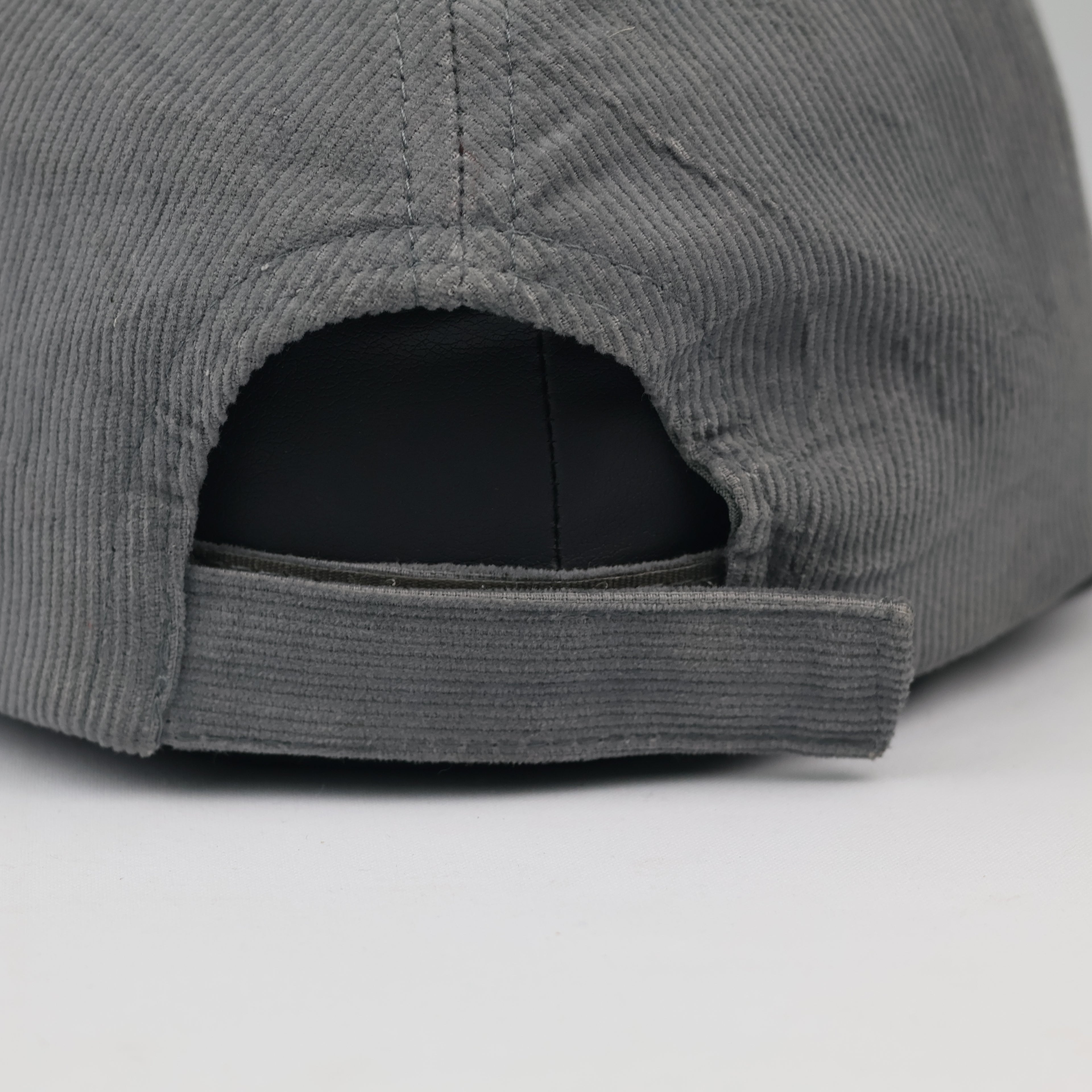 Retro American Crew Grey Corduroy Thrifted Hat