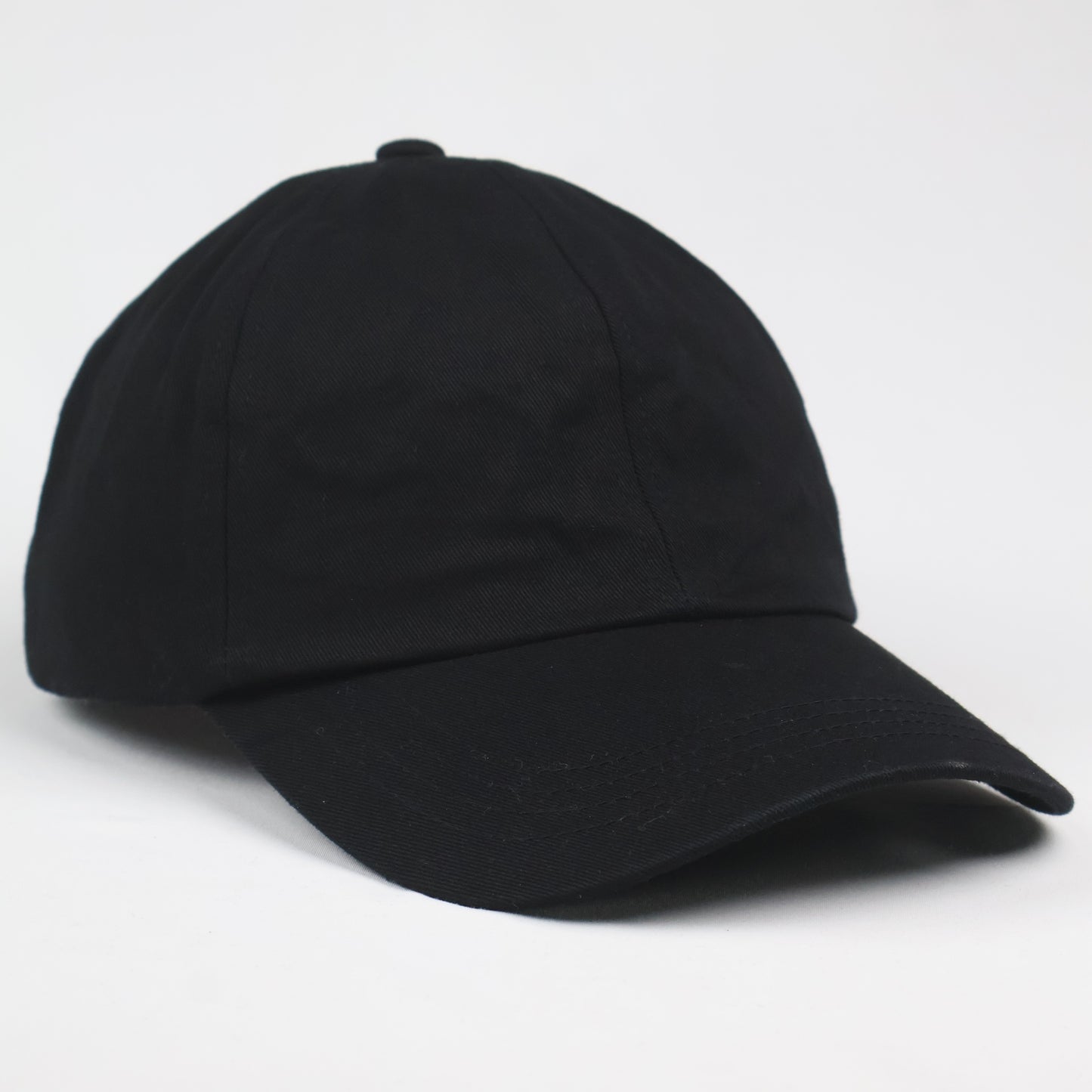 "musinsa standard" 100% Cotton Black Strapback Cap