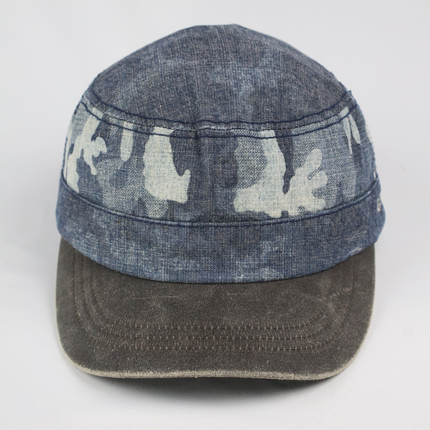 "G BY GUESS" Denim Camo Cap - Blue/Grey