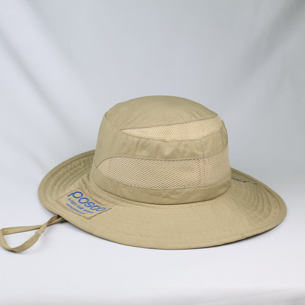 Thrifted Diadora Hiking Bucket Hat with Neck Cord