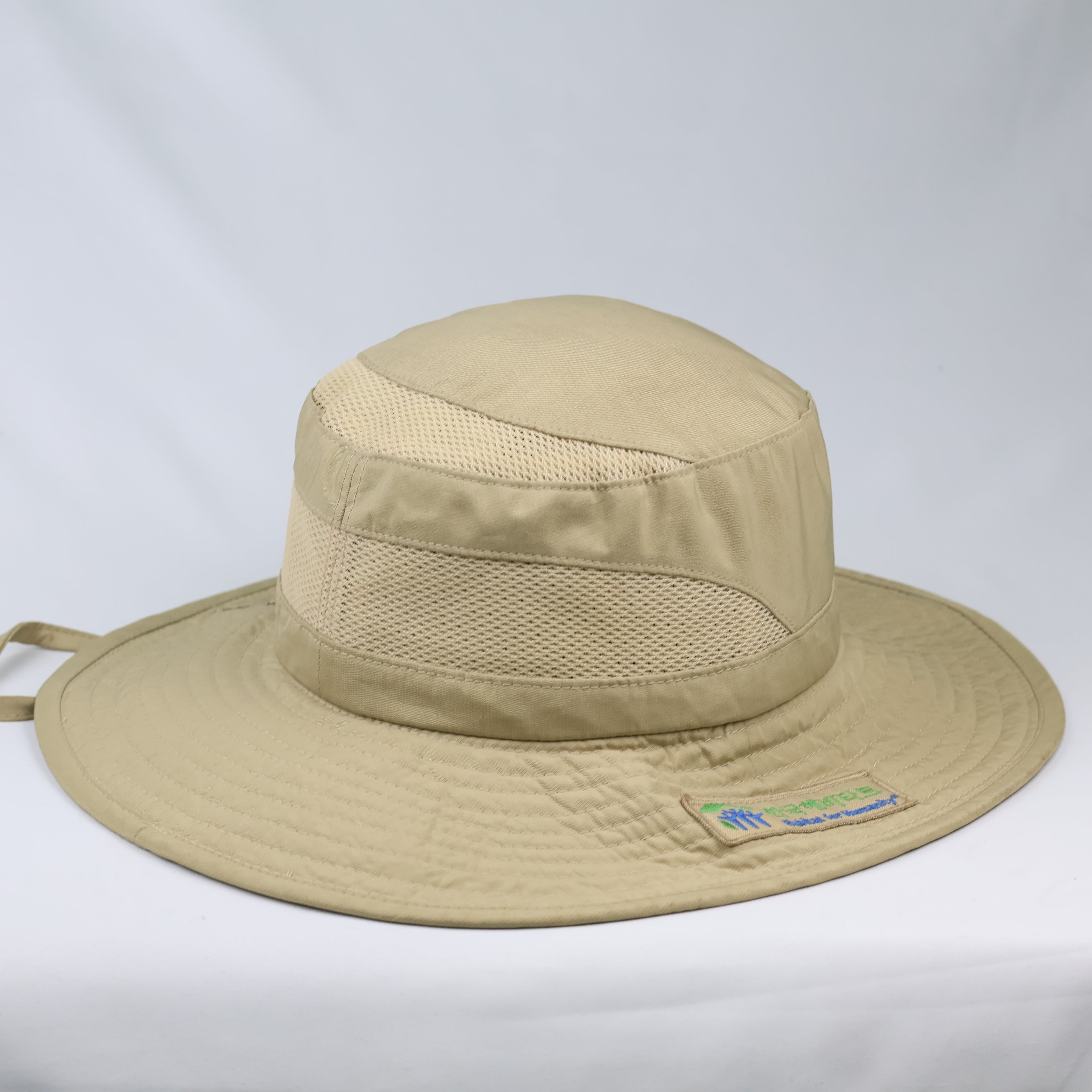 Thrifted Diadora Hiking Bucket Hat with Neck Cord