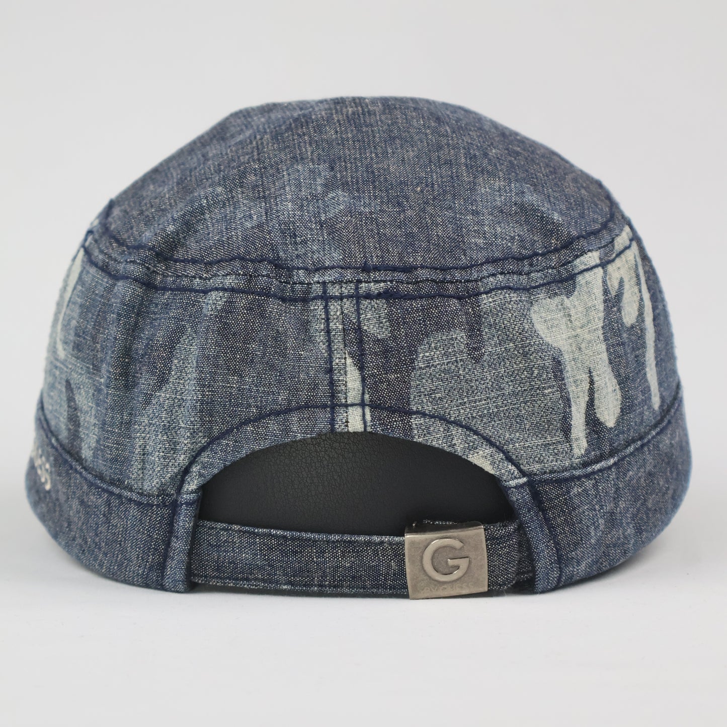 "G BY GUESS" Denim Camo Cap - Blue/Grey