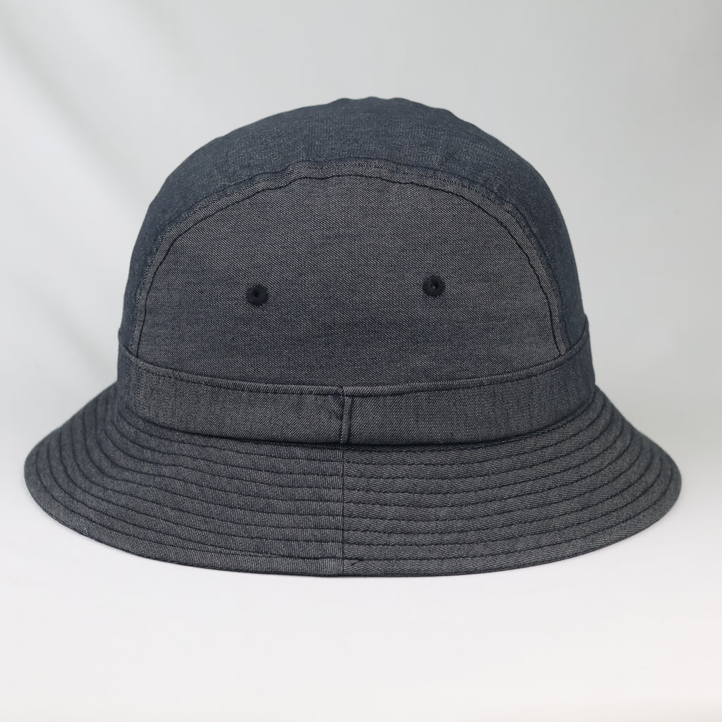 Thrifted Core Jeaning Dark Grey Denim Bucket Hat