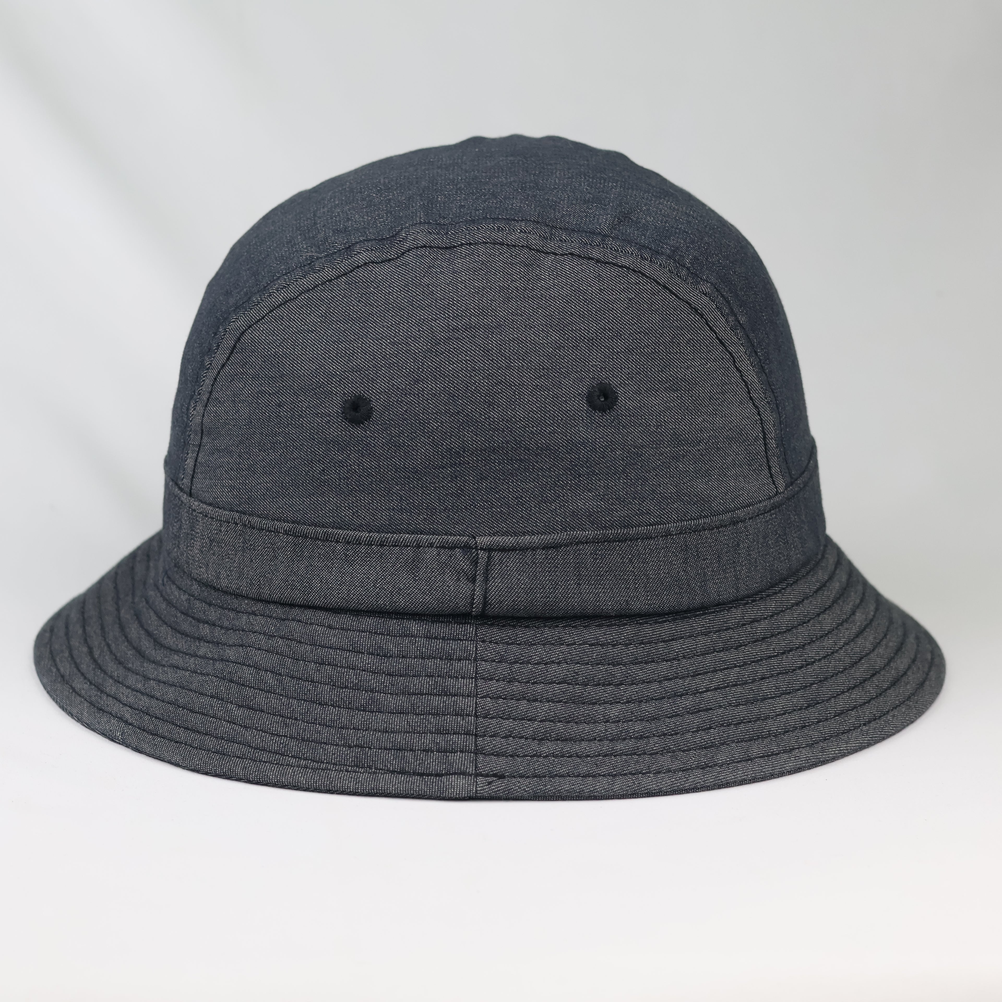 Thrifted Core Jeaning Dark Grey Denim Bucket Hat