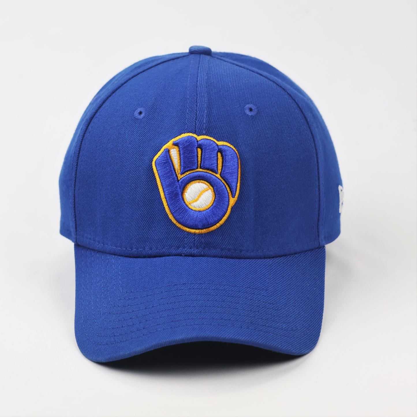 New Era 39THIRTY Milwaukee Brewers MLB Stretch Fit Thrifted Cap - Blue Extra Large