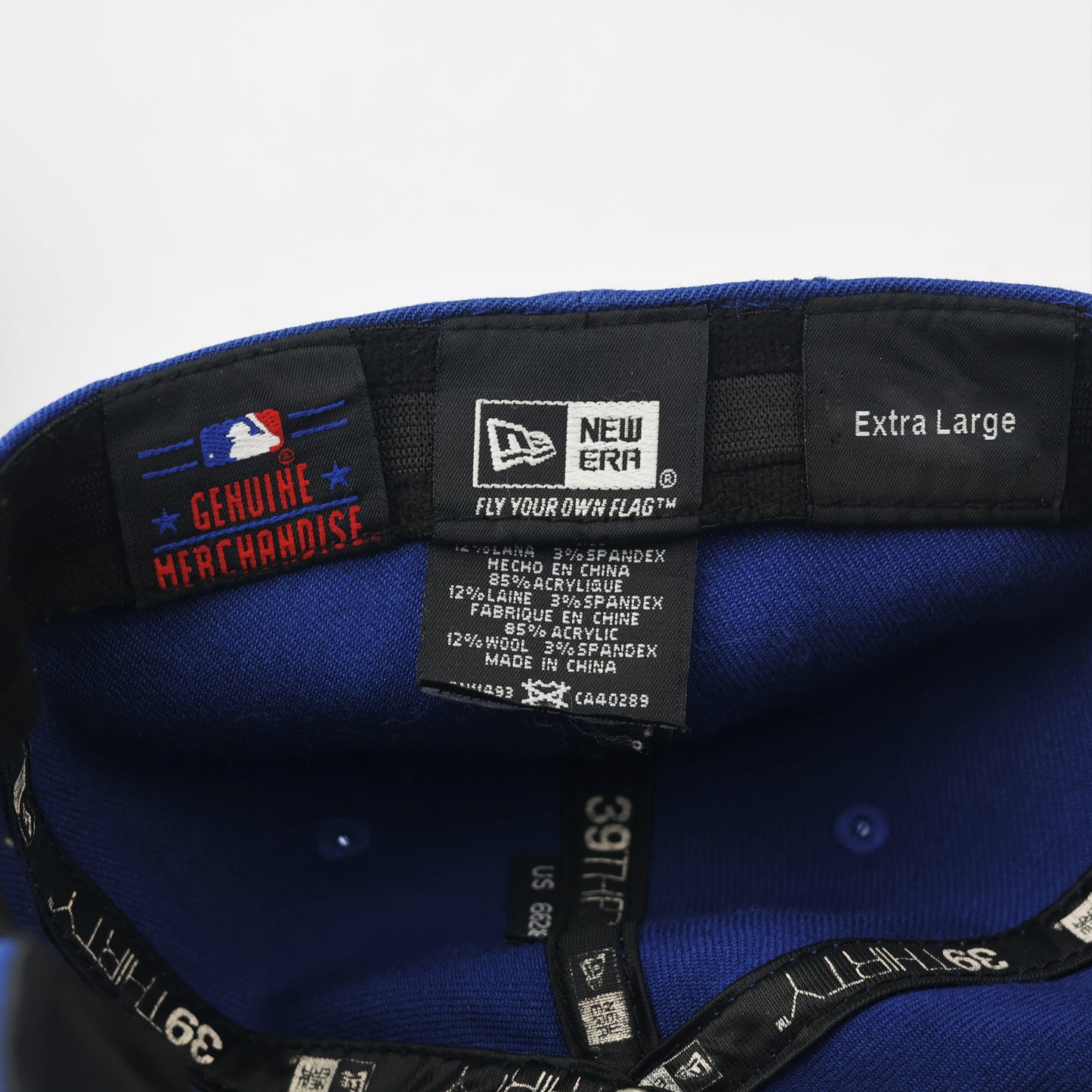 New Era 39THIRTY Milwaukee Brewers MLB Stretch Fit Thrifted Cap - Blue Extra Large
