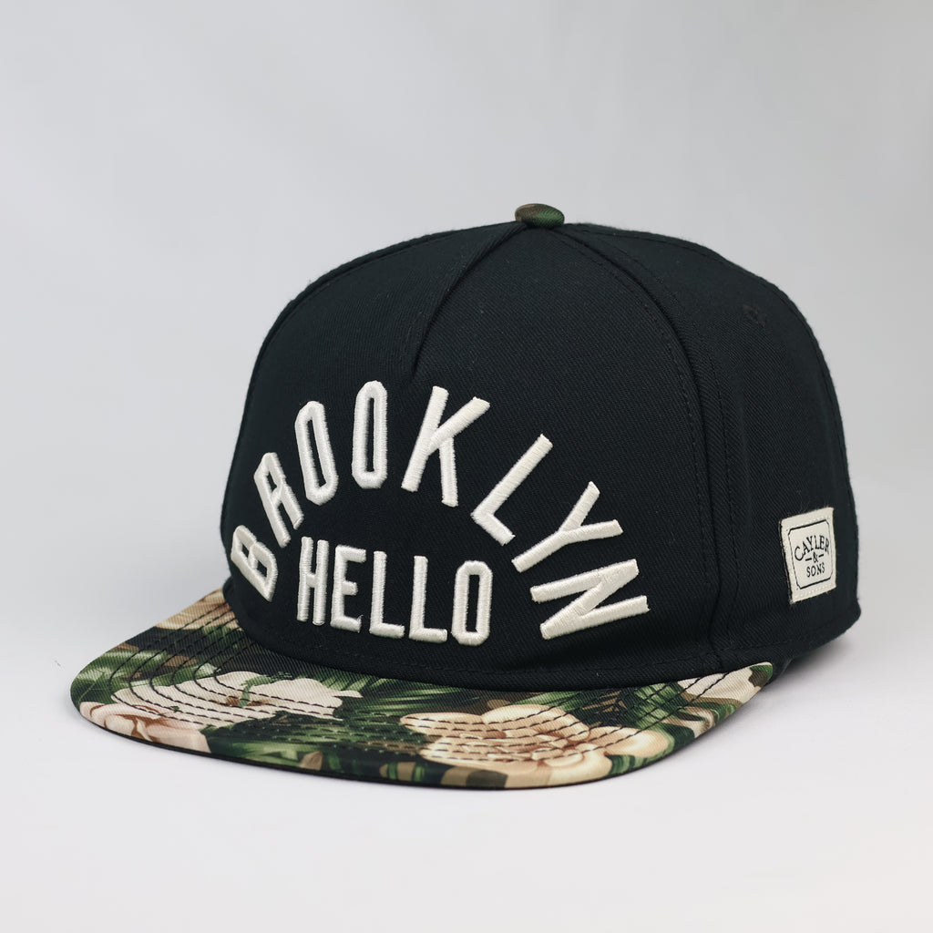 Cayler & Sons Black Brooklyn Snapback Thrifted Hat