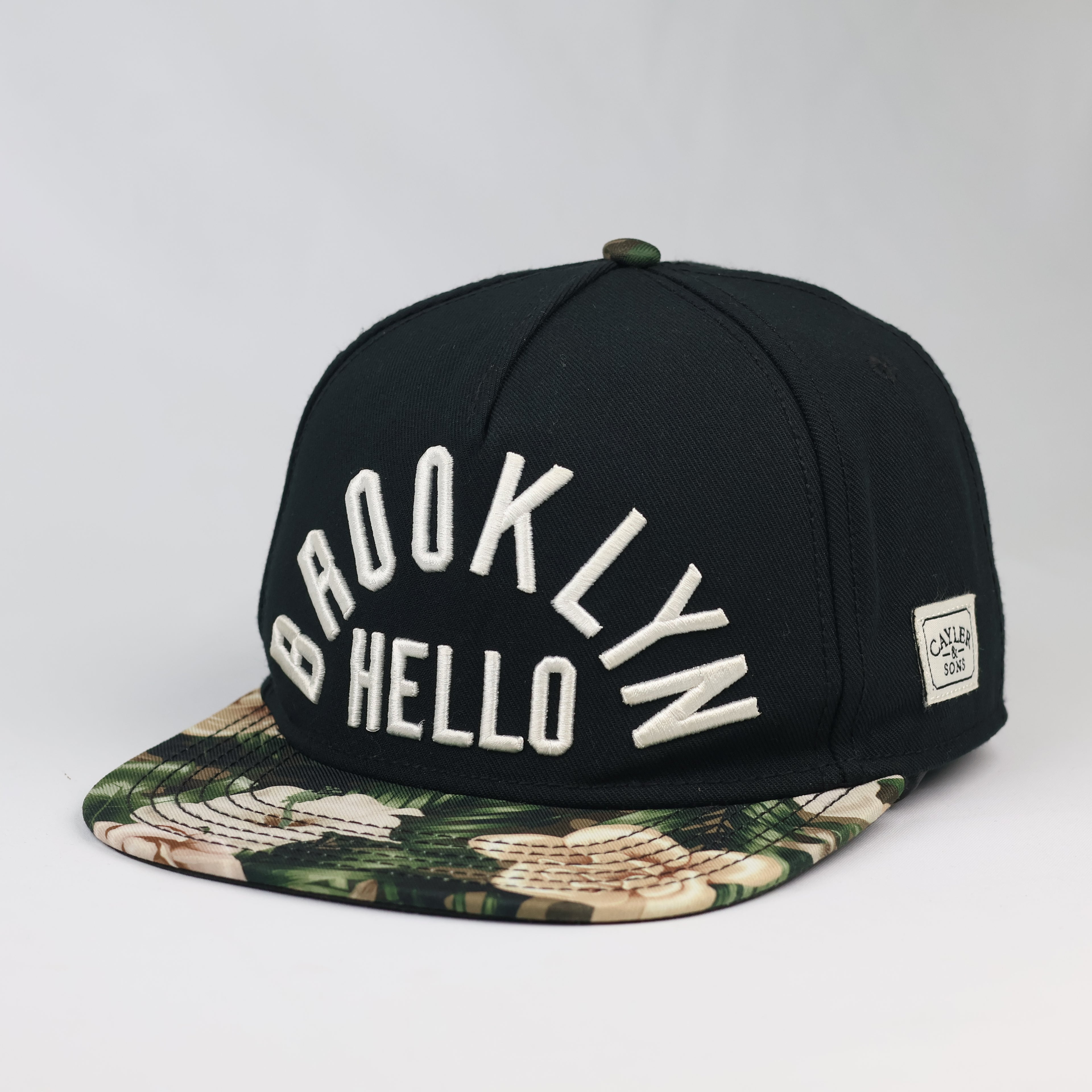 Cayler & Sons Black Brooklyn Snapback Thrifted Hat