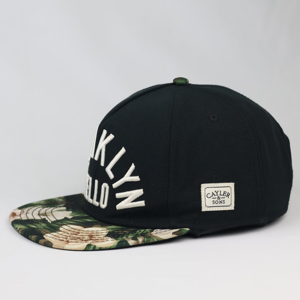 Cayler & Sons Black Brooklyn Snapback Thrifted Hat