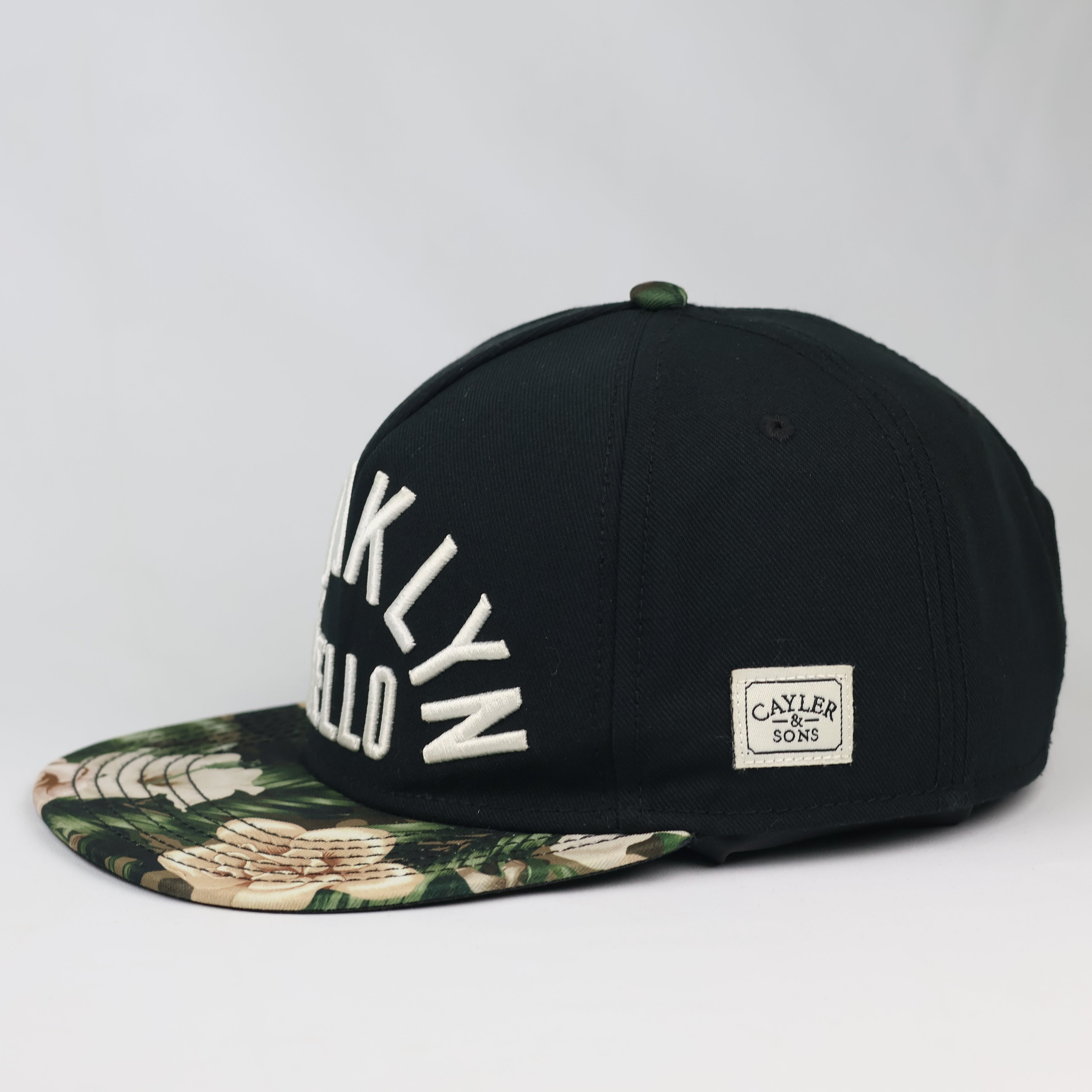 Cayler & Sons Black Brooklyn Snapback Thrifted Hat