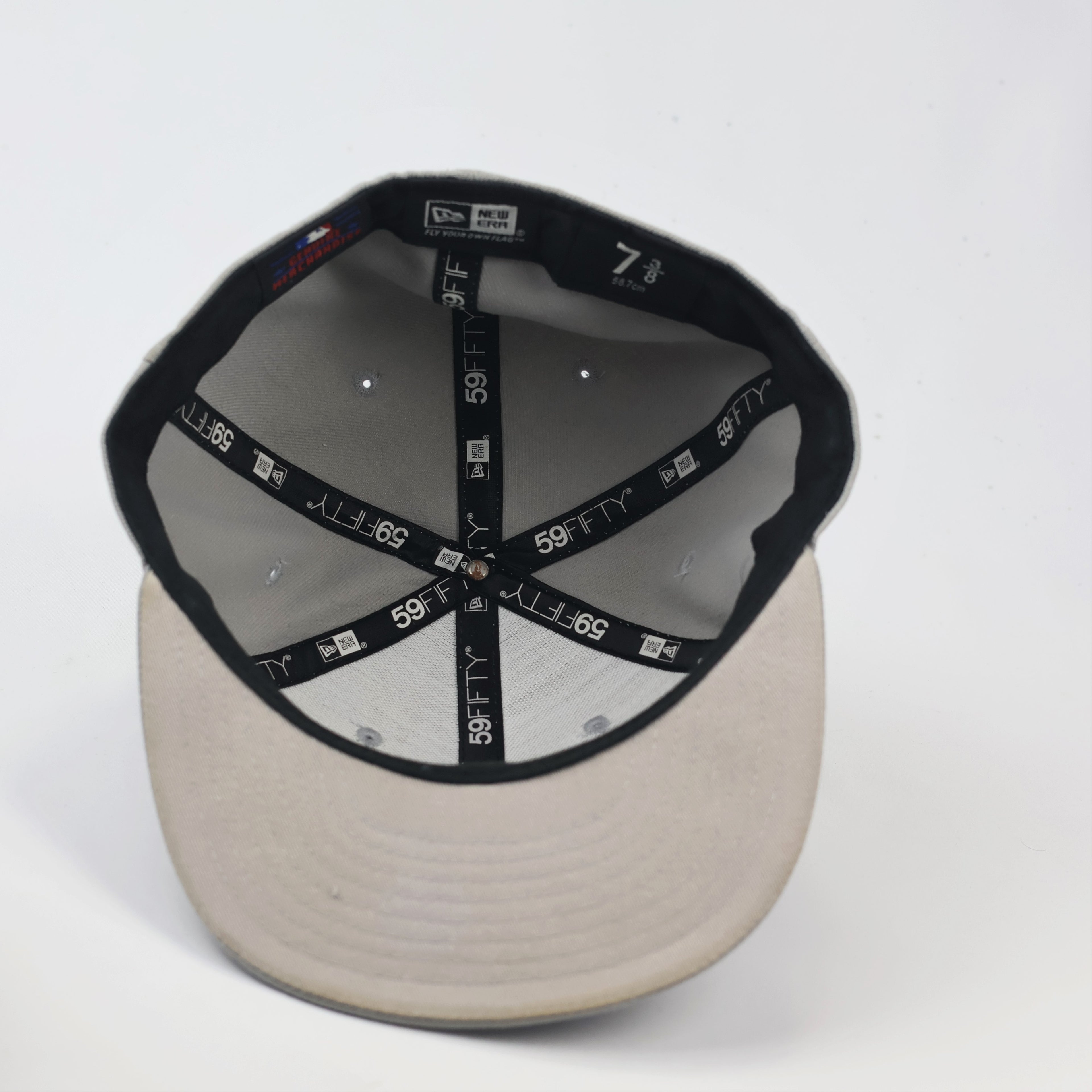 Vintage Miami Marlins MLB Fitted Cap | Grey New Era 59FIFTY | Size 7 3/8