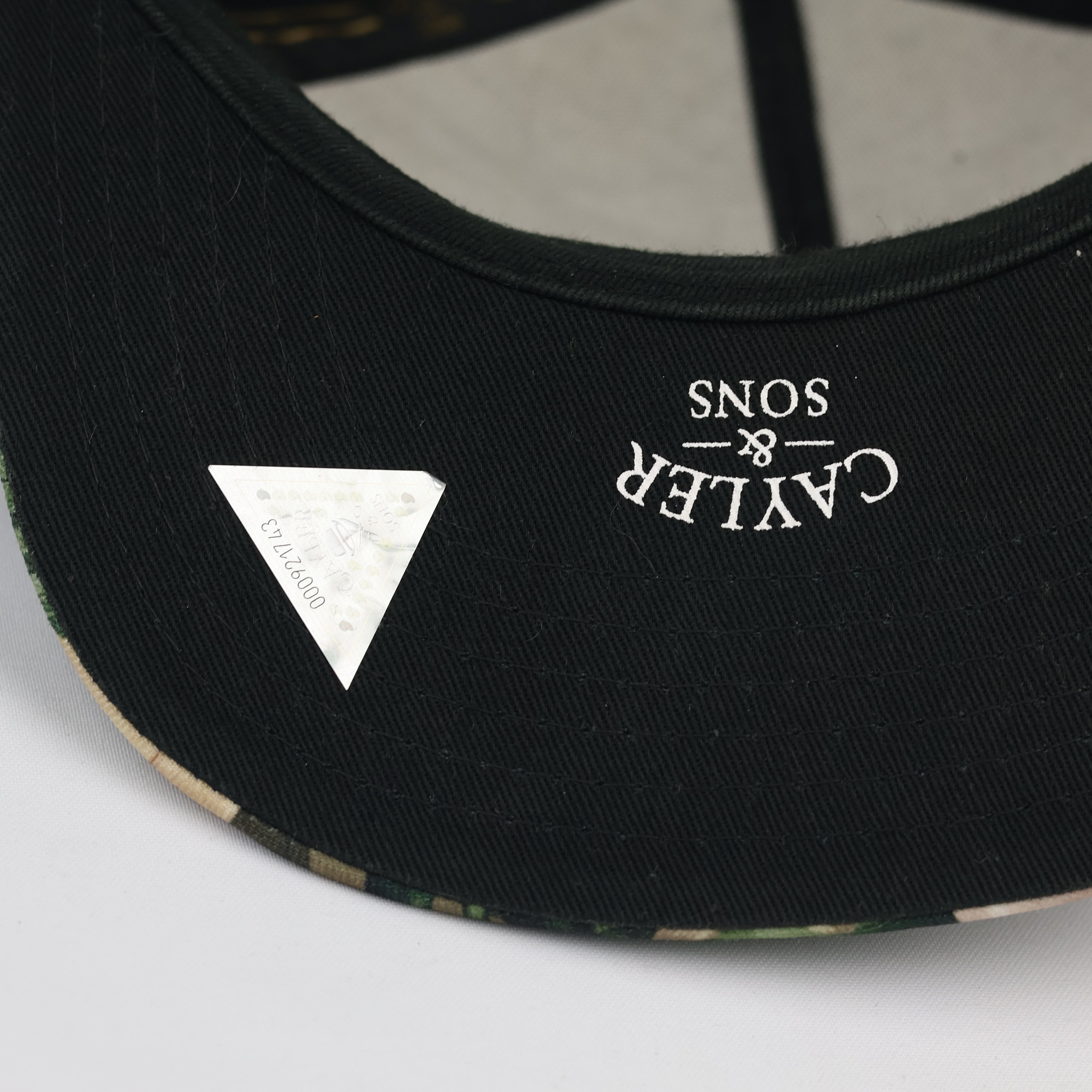 Cayler & Sons Black Brooklyn Snapback Thrifted Hat